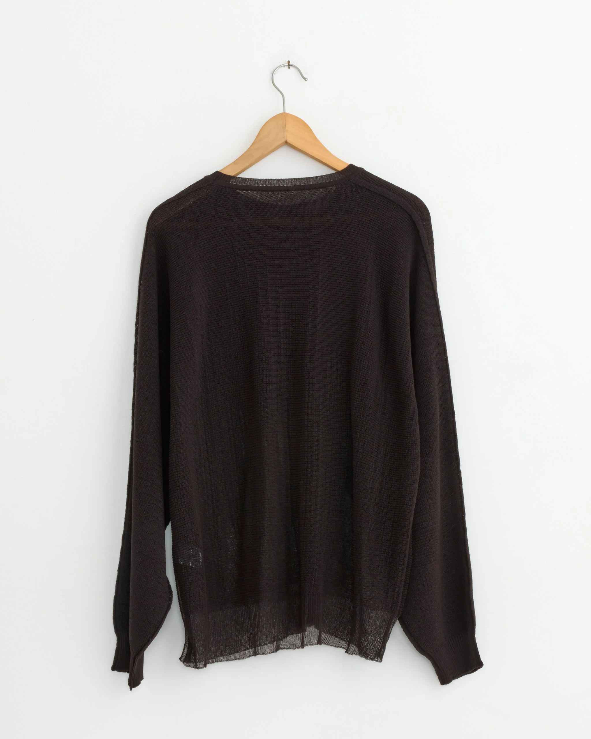 Brush Close Up Knit in Brown - Image 3