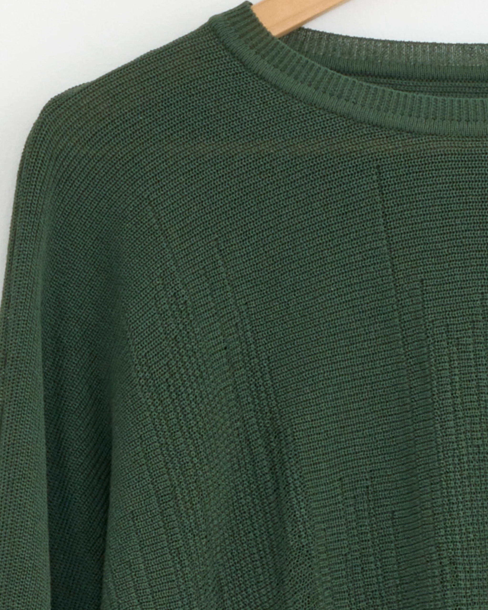 Brush Close Up Knit in Green - Image 2