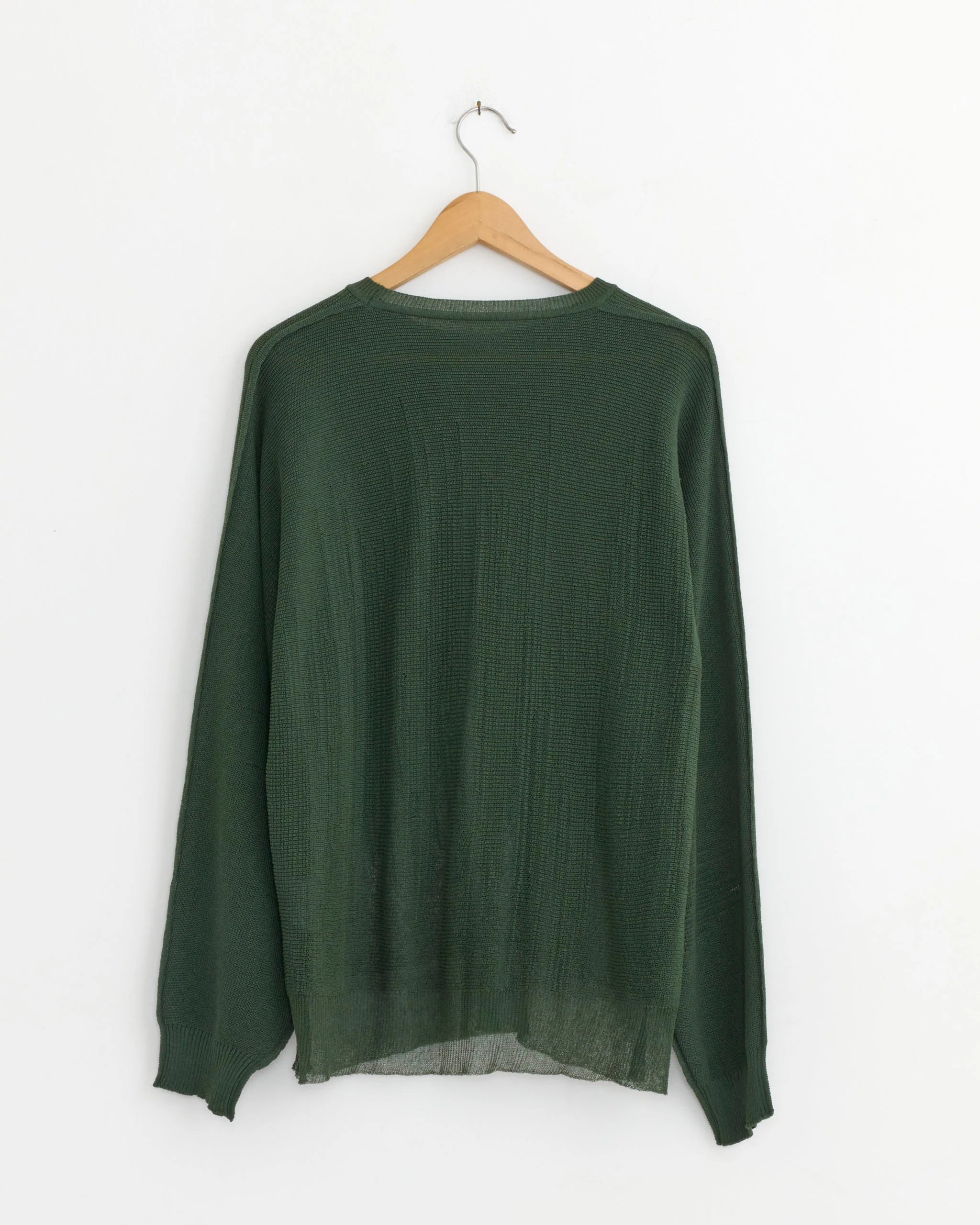 Brush Close Up Knit in Green - Image 3