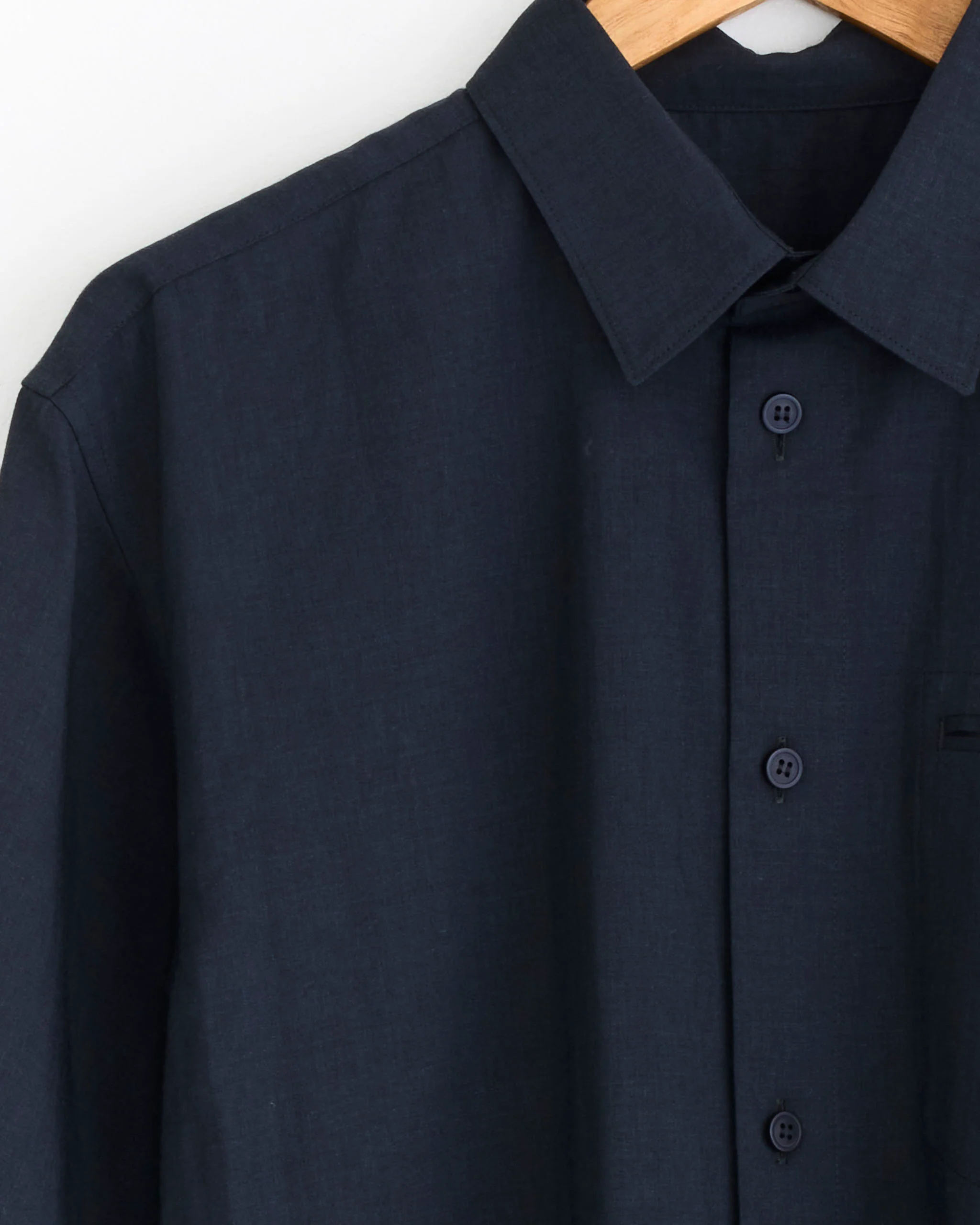 PL Ramie Shirt in Charcoal - Image 2