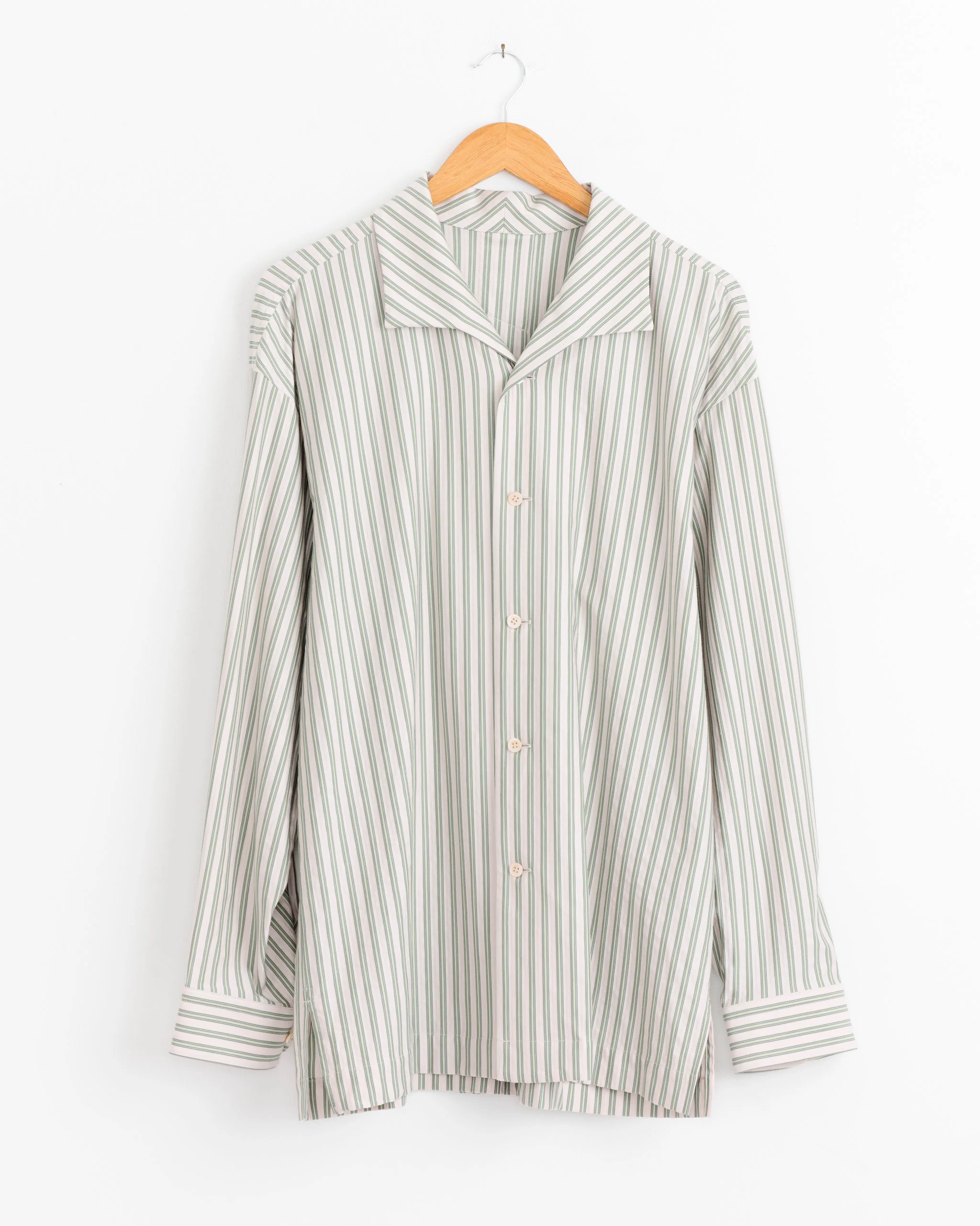 Stripe Jersey Shirt in Green