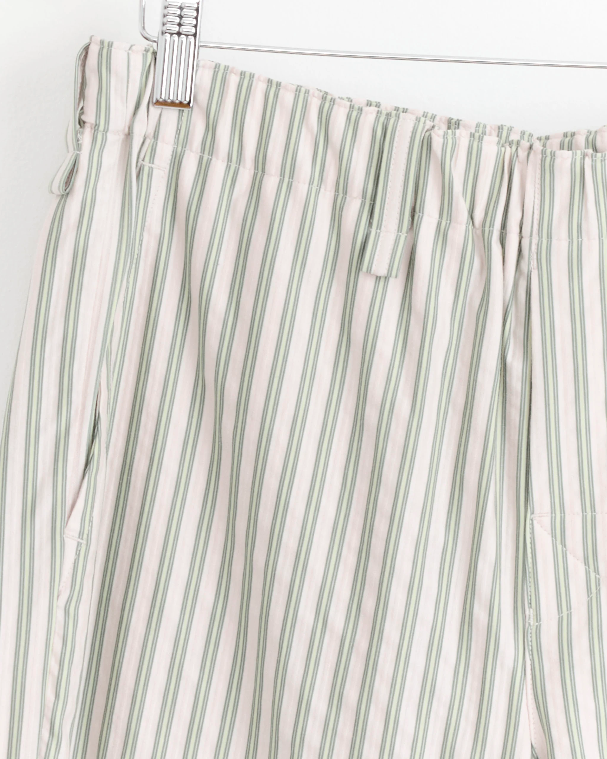 Stripe Jersey Short in Green - Image 3