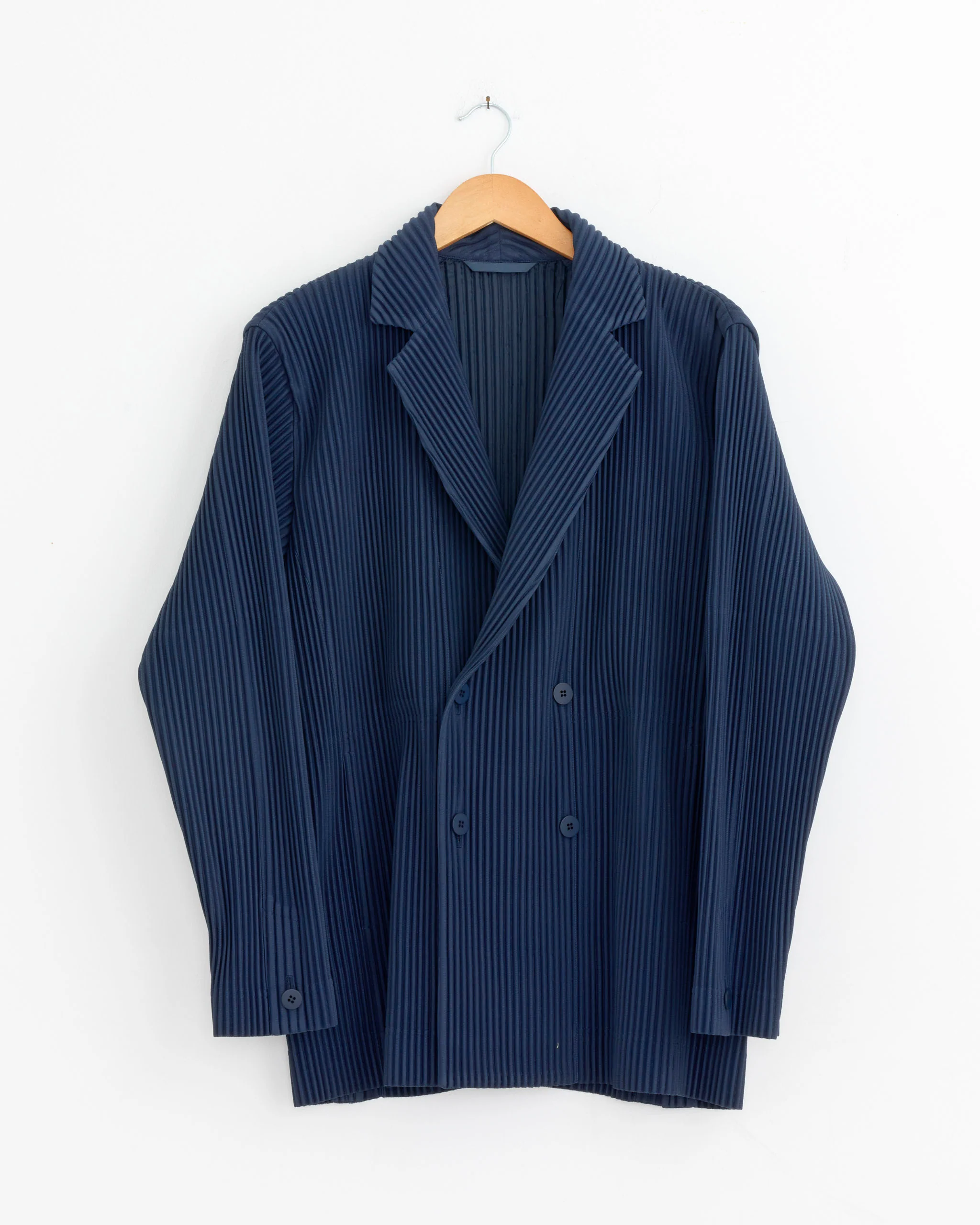 Tailored Pleats 1 Blazer in Manarola Boat Navy