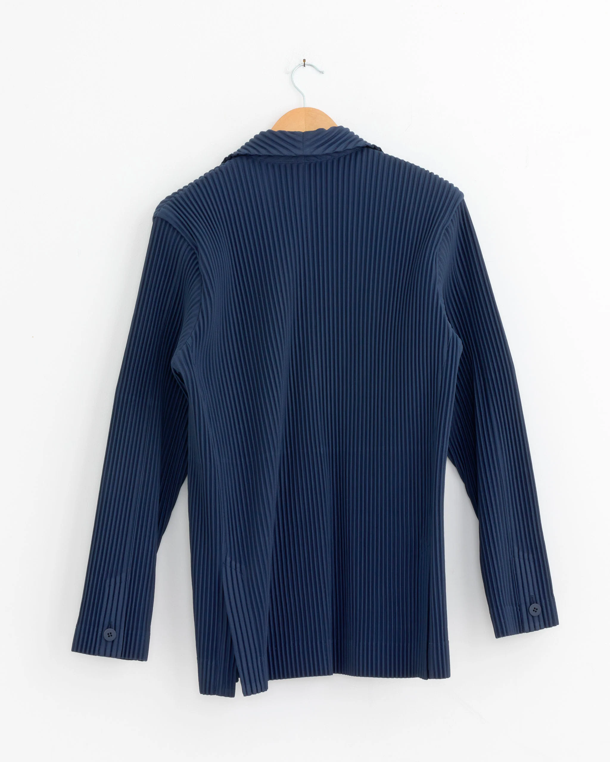 Tailored Pleats 1 Blazer in Manarola Boat Navy - Image 3