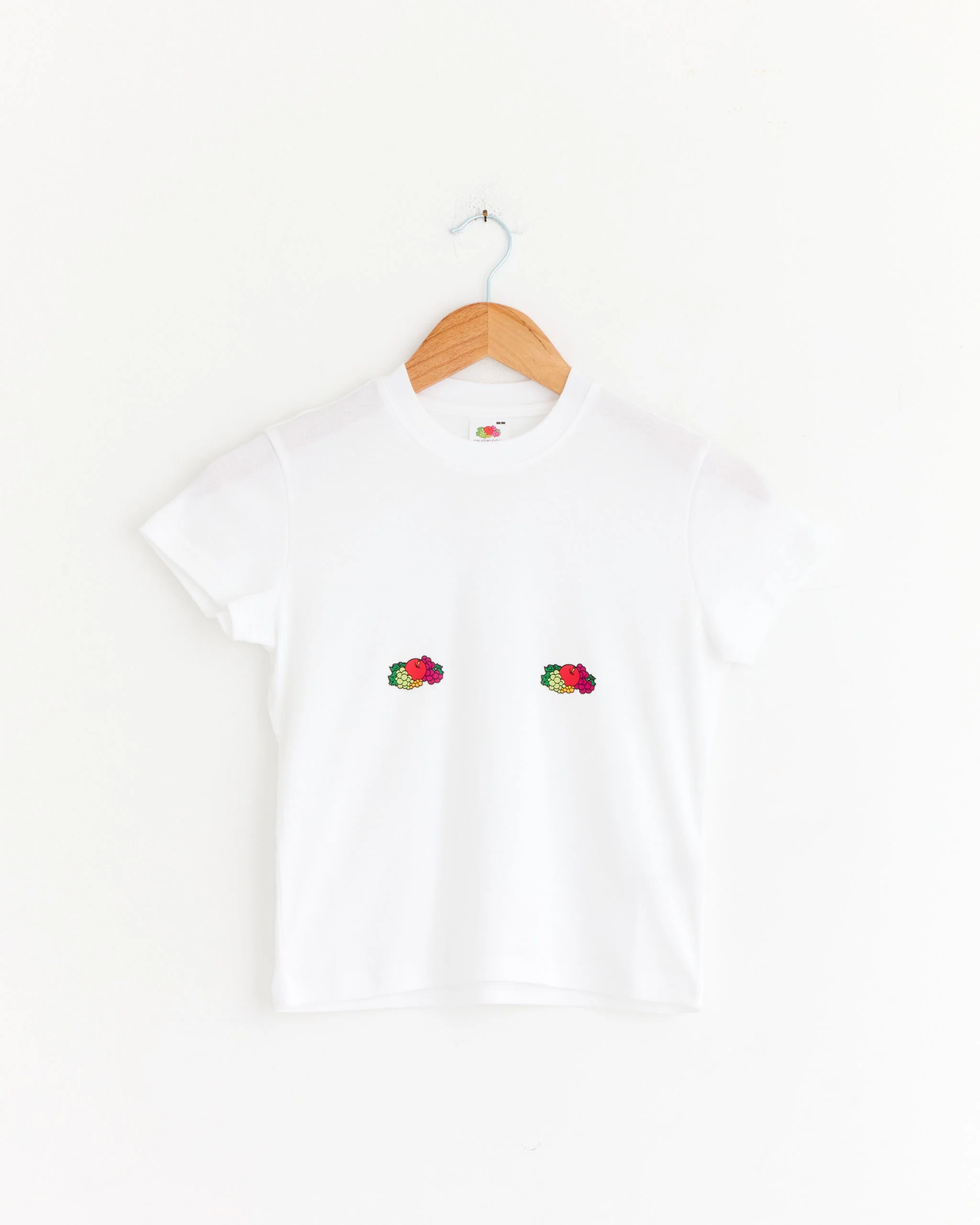 Baby Double Logo Tee in White