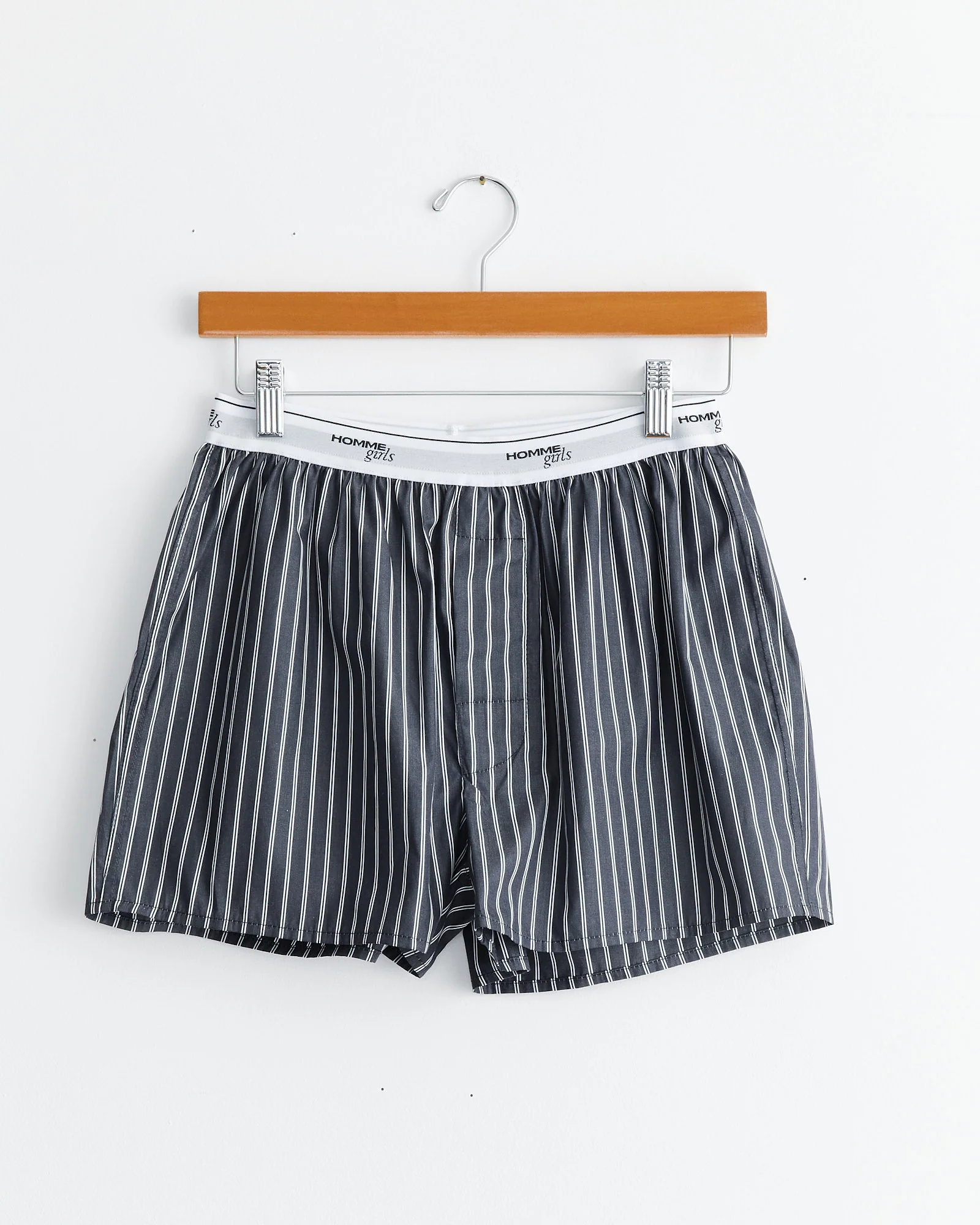 Boxer Shorts in Black Stripe