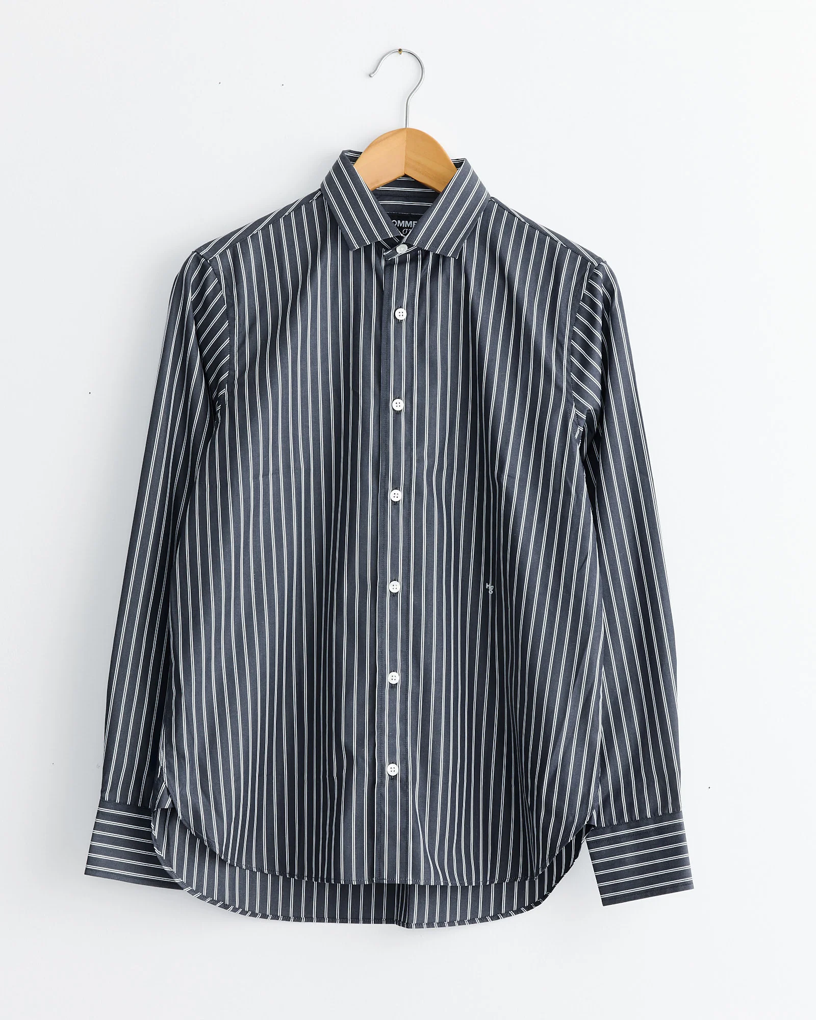 Classic Shirt in Black Stripe