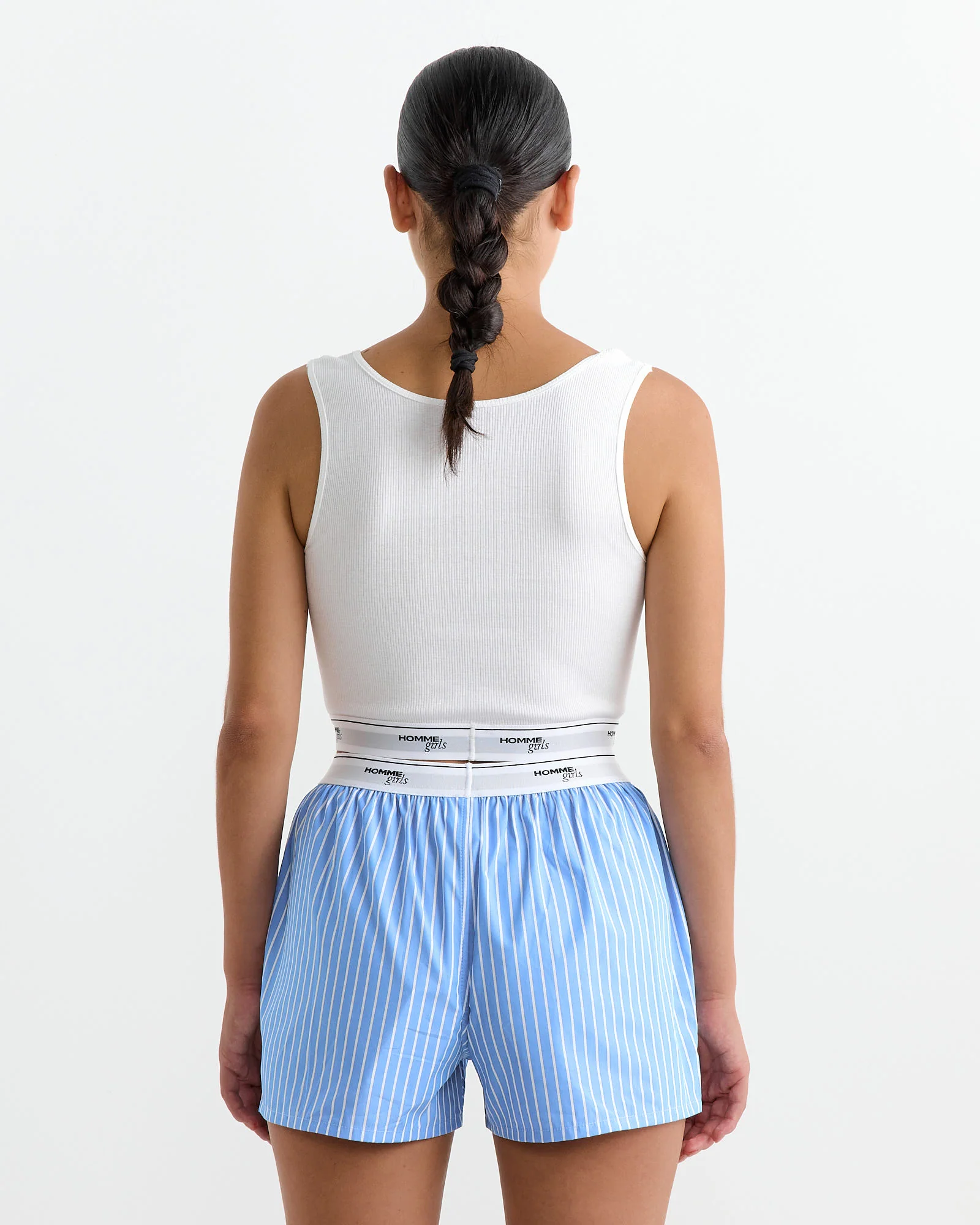 Cropped Tank in White - Image 4
