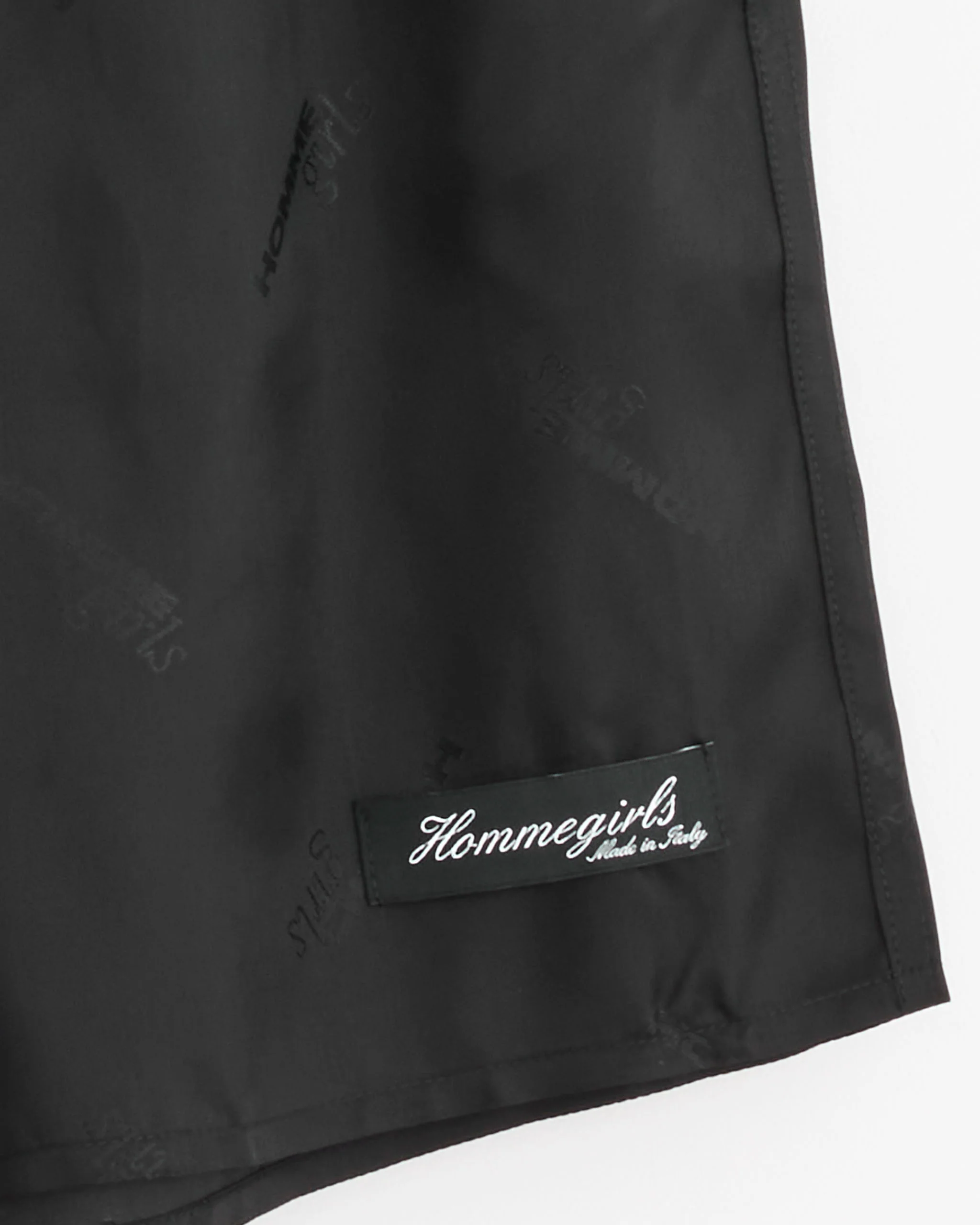 Long Boxer Short in Black Logo - Image 2