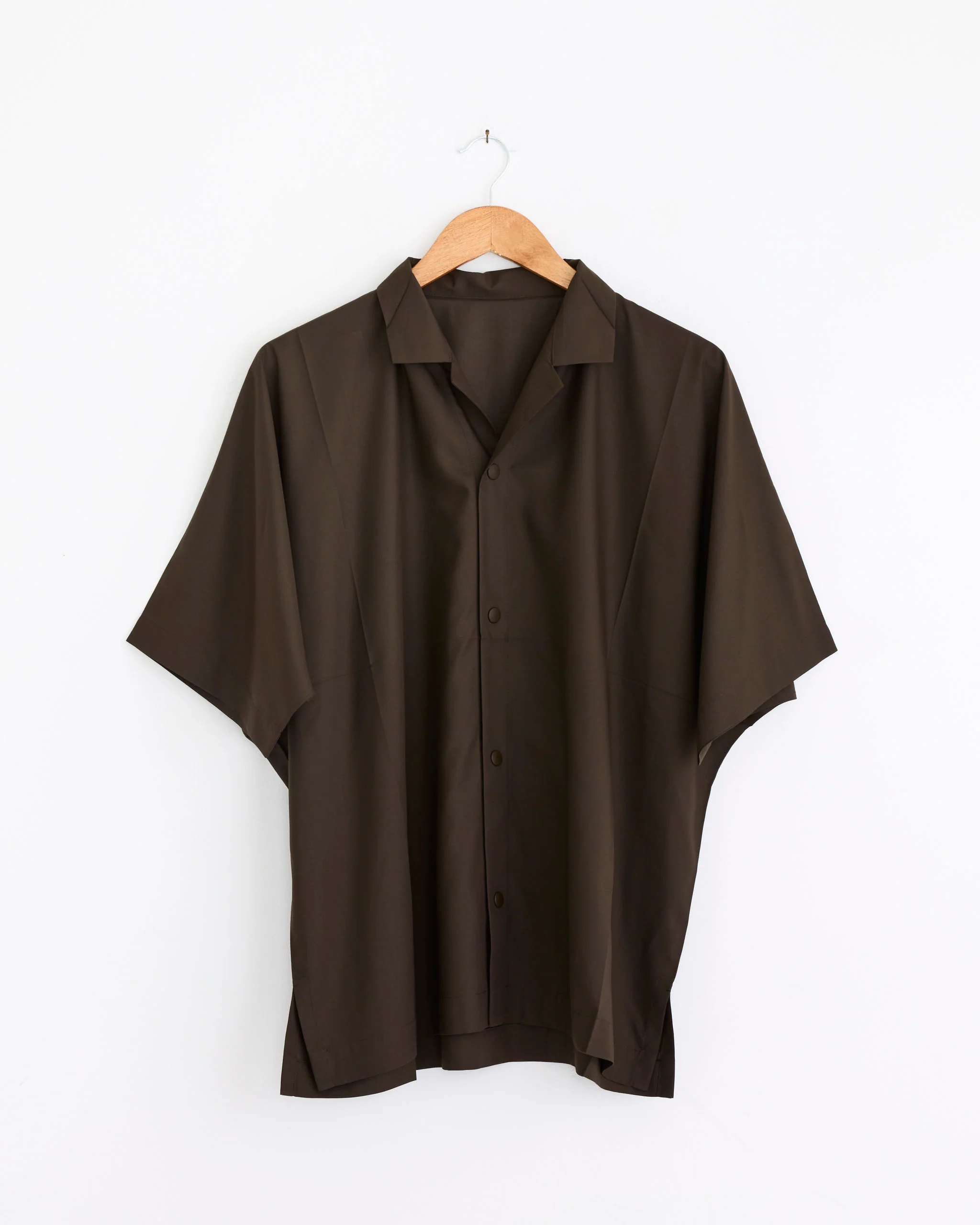 Compact Shirt in Dark Brown