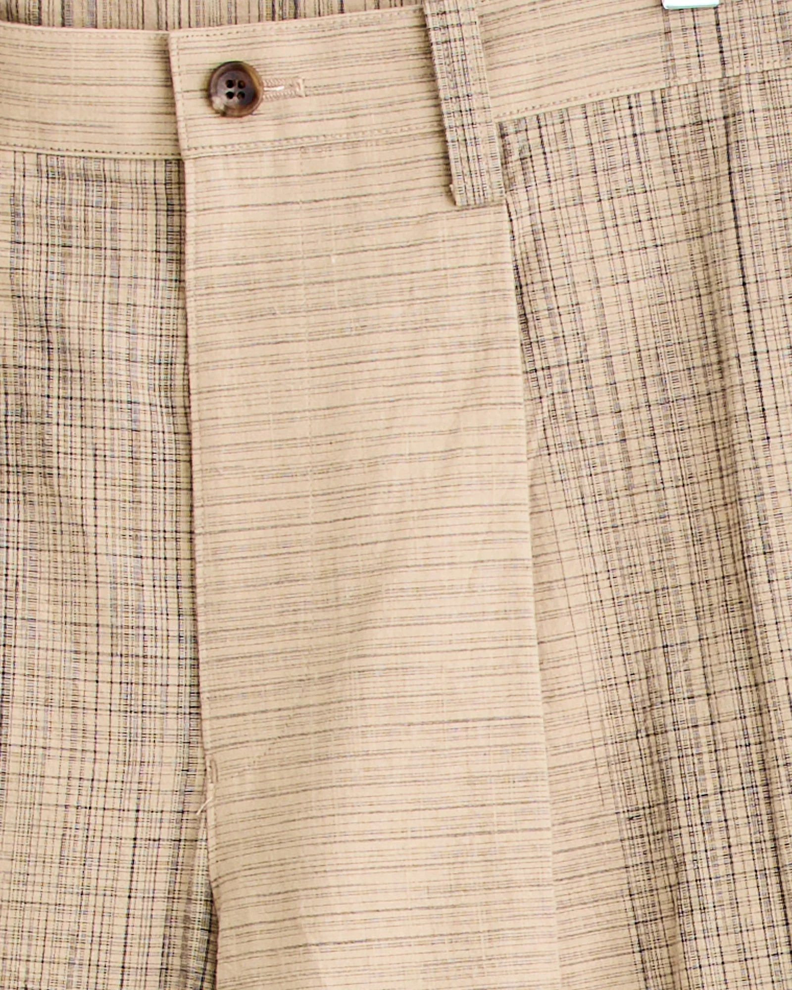 Kasuri Pant in Beige - Image 3