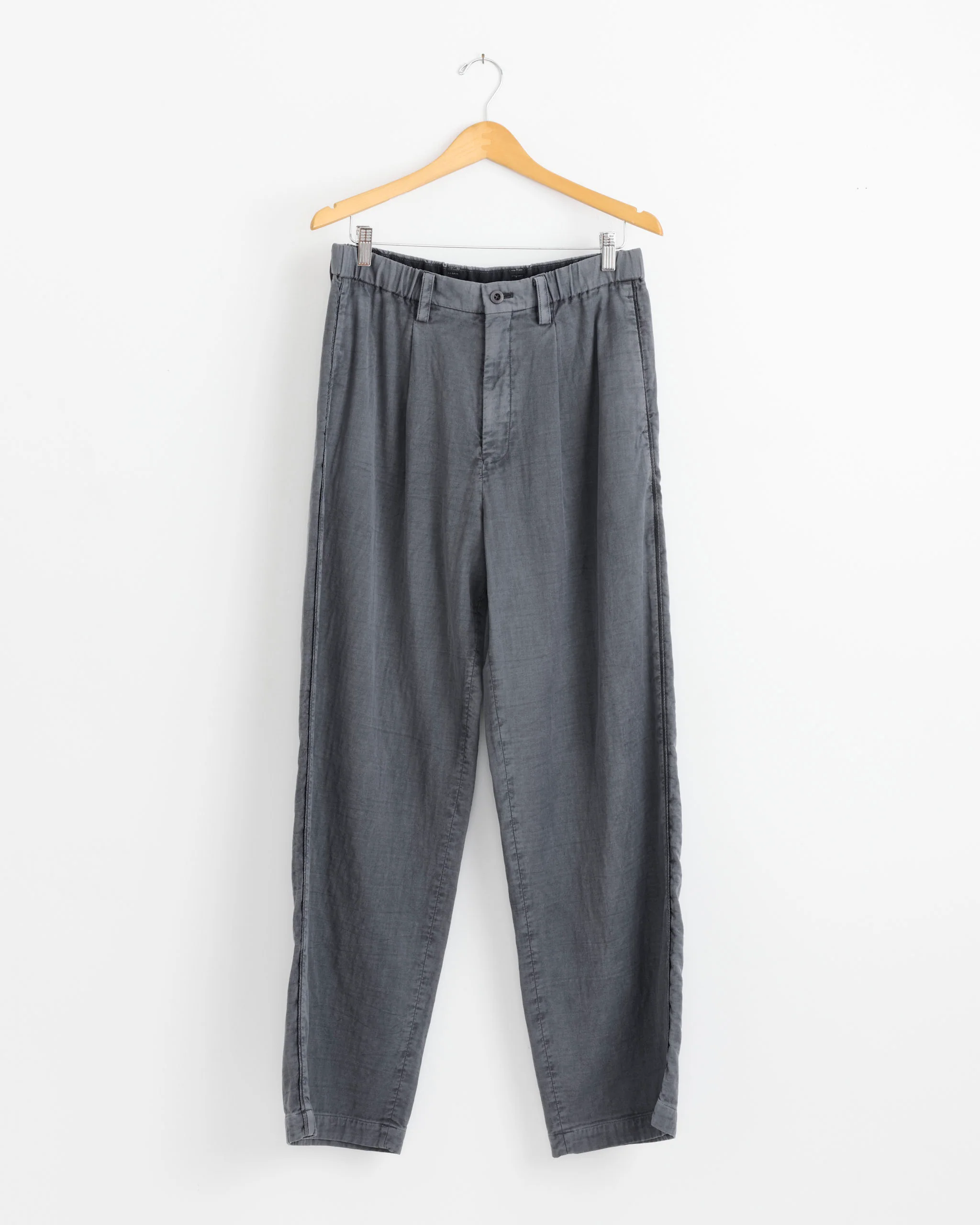 Pigment Double Face Pant in Charcoal Grey
