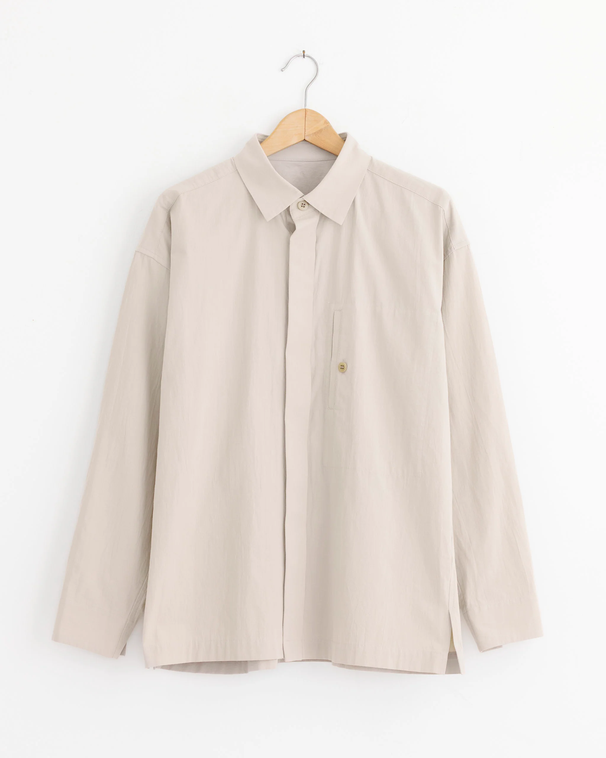 White Shirt in Light Beige