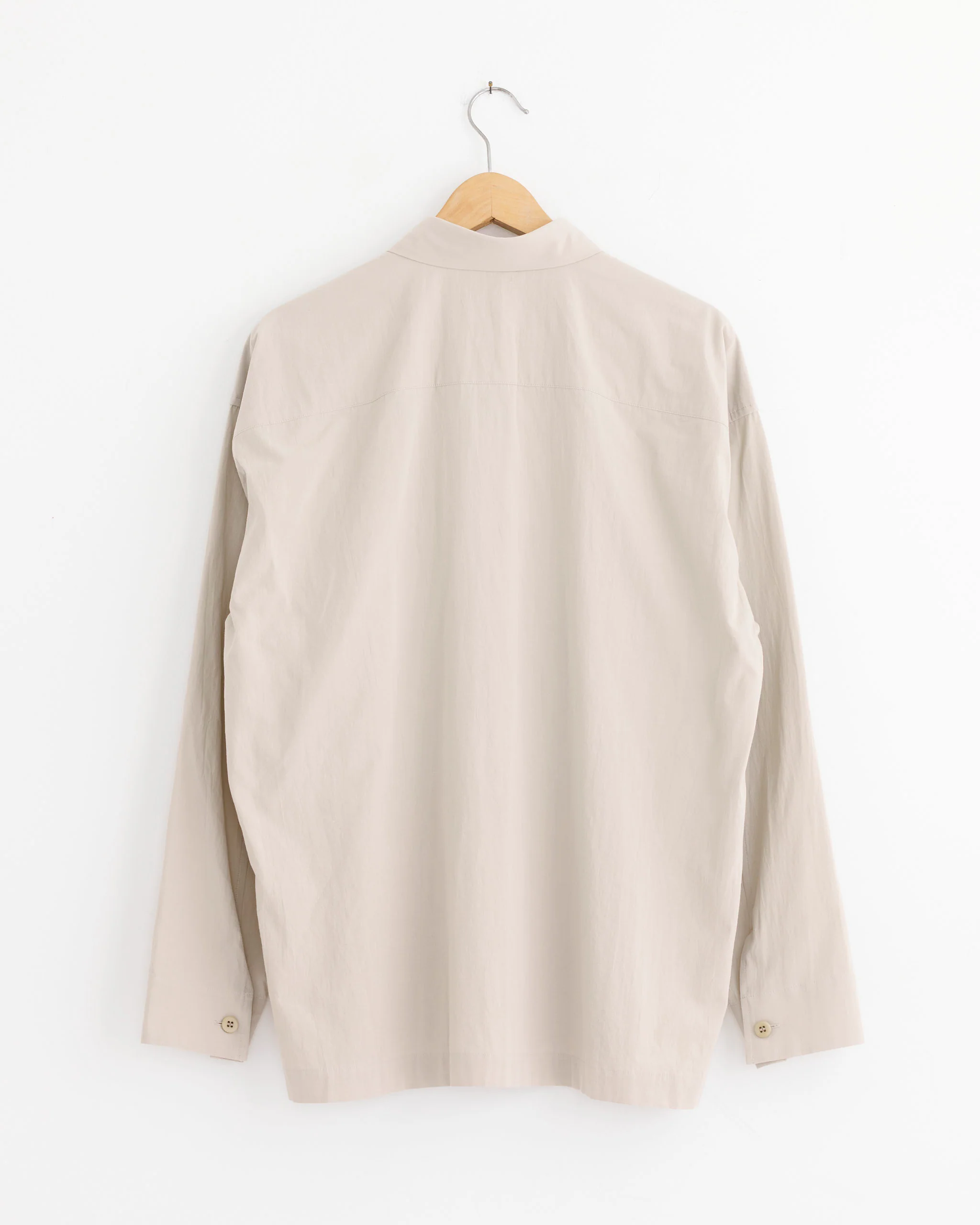 White Shirt in Light Beige - Image 2