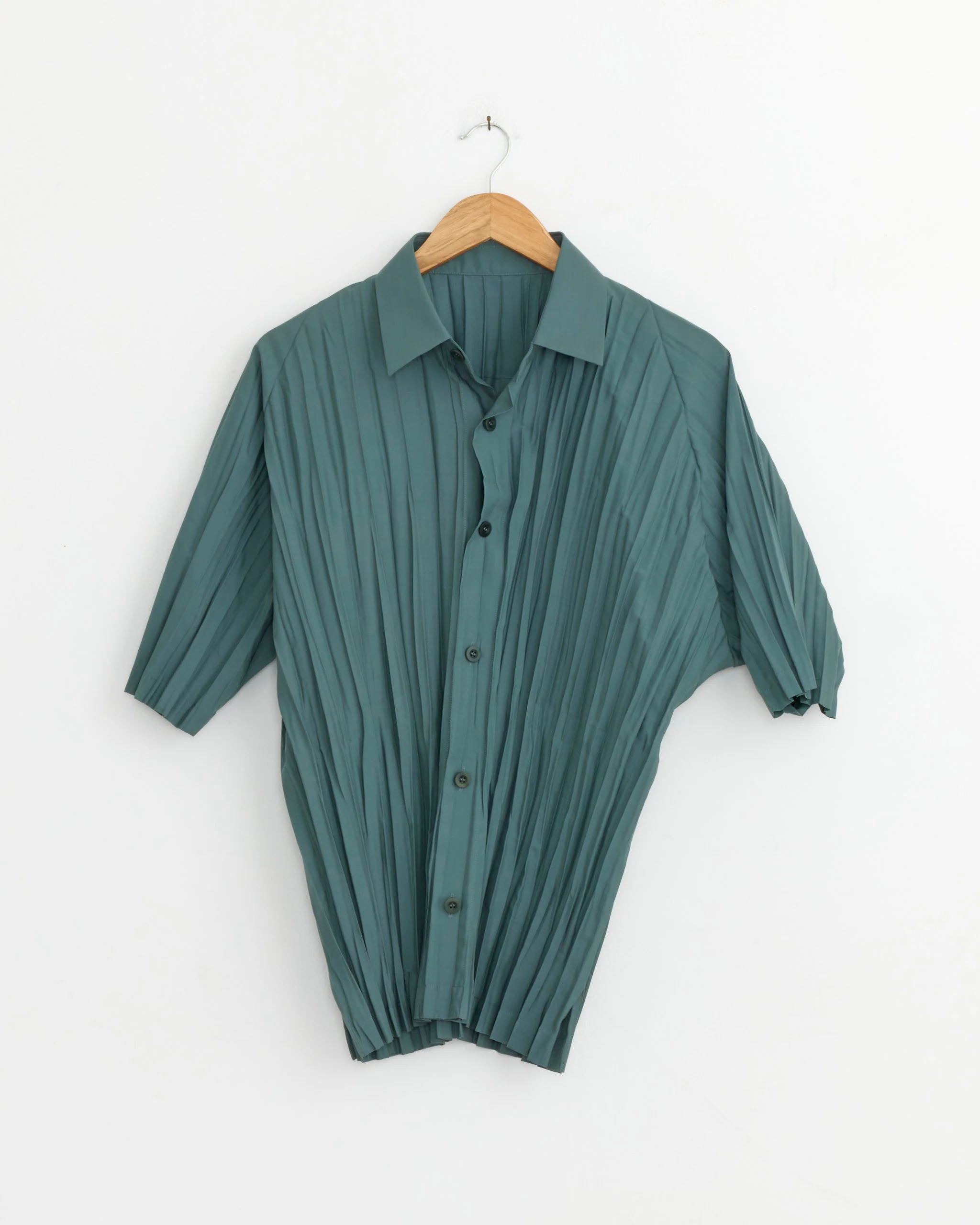Wrinkle Shirt in Blue Grey