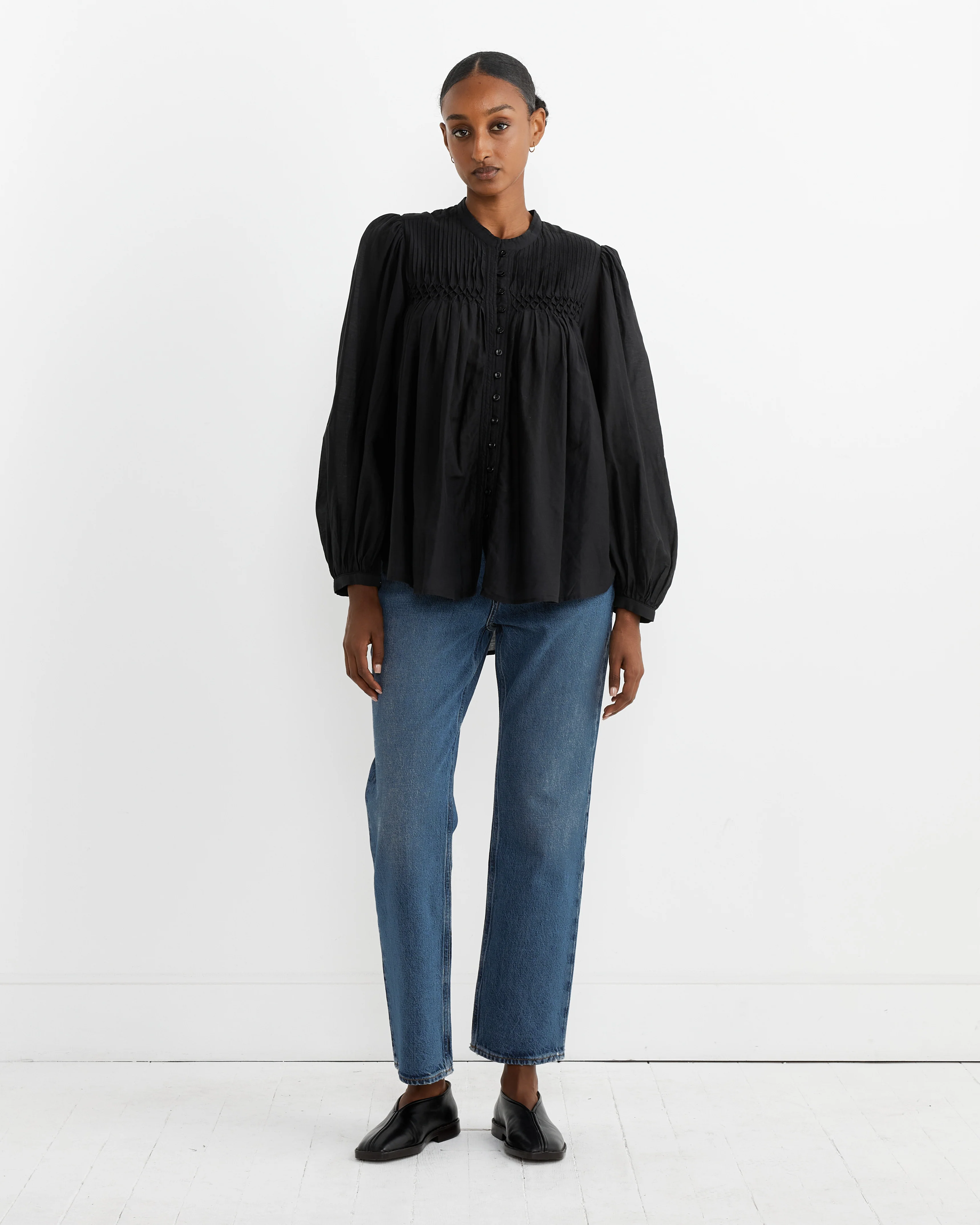 Dorothe Blouse in Black - Image 2