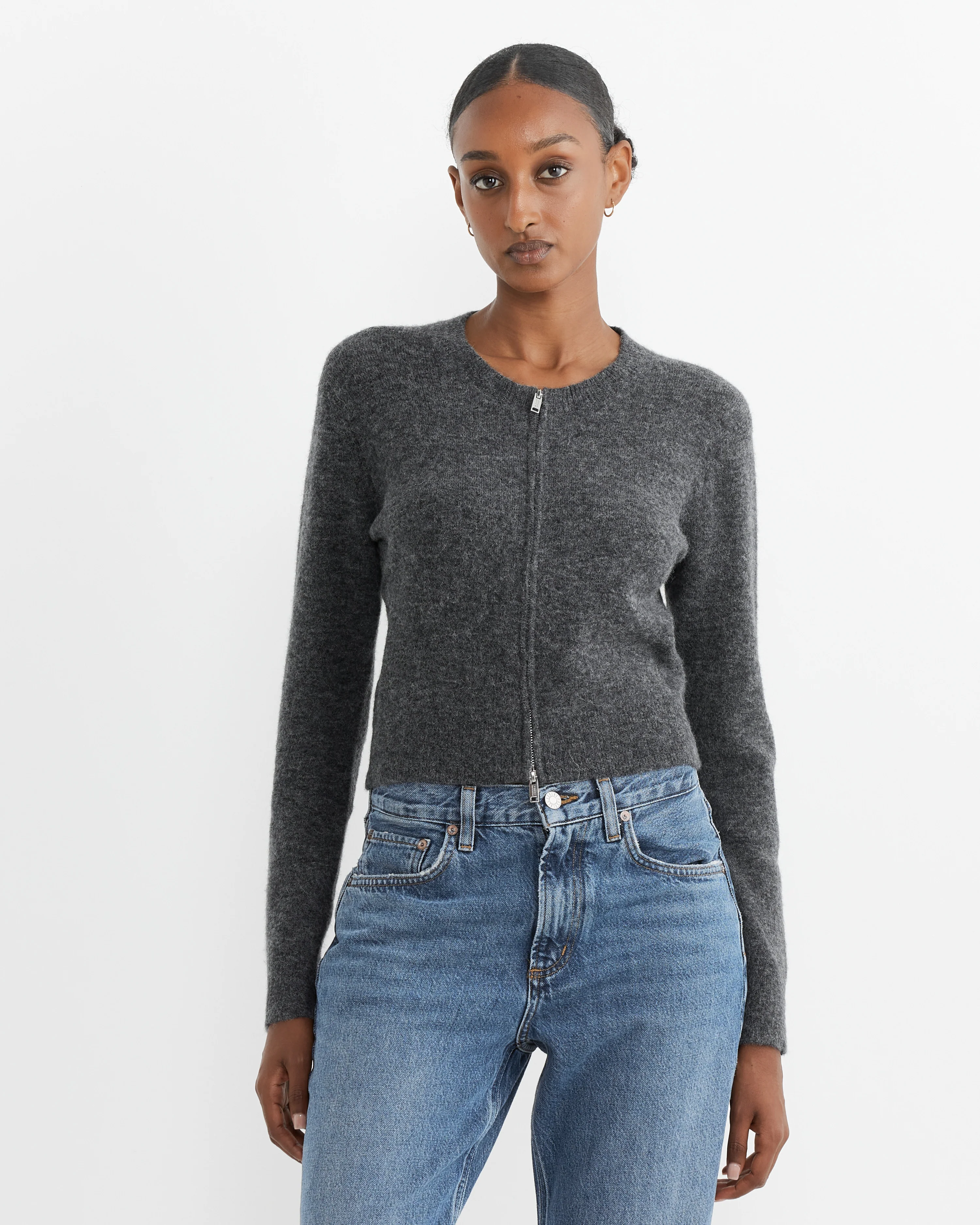 Oaka Top in Dark Grey