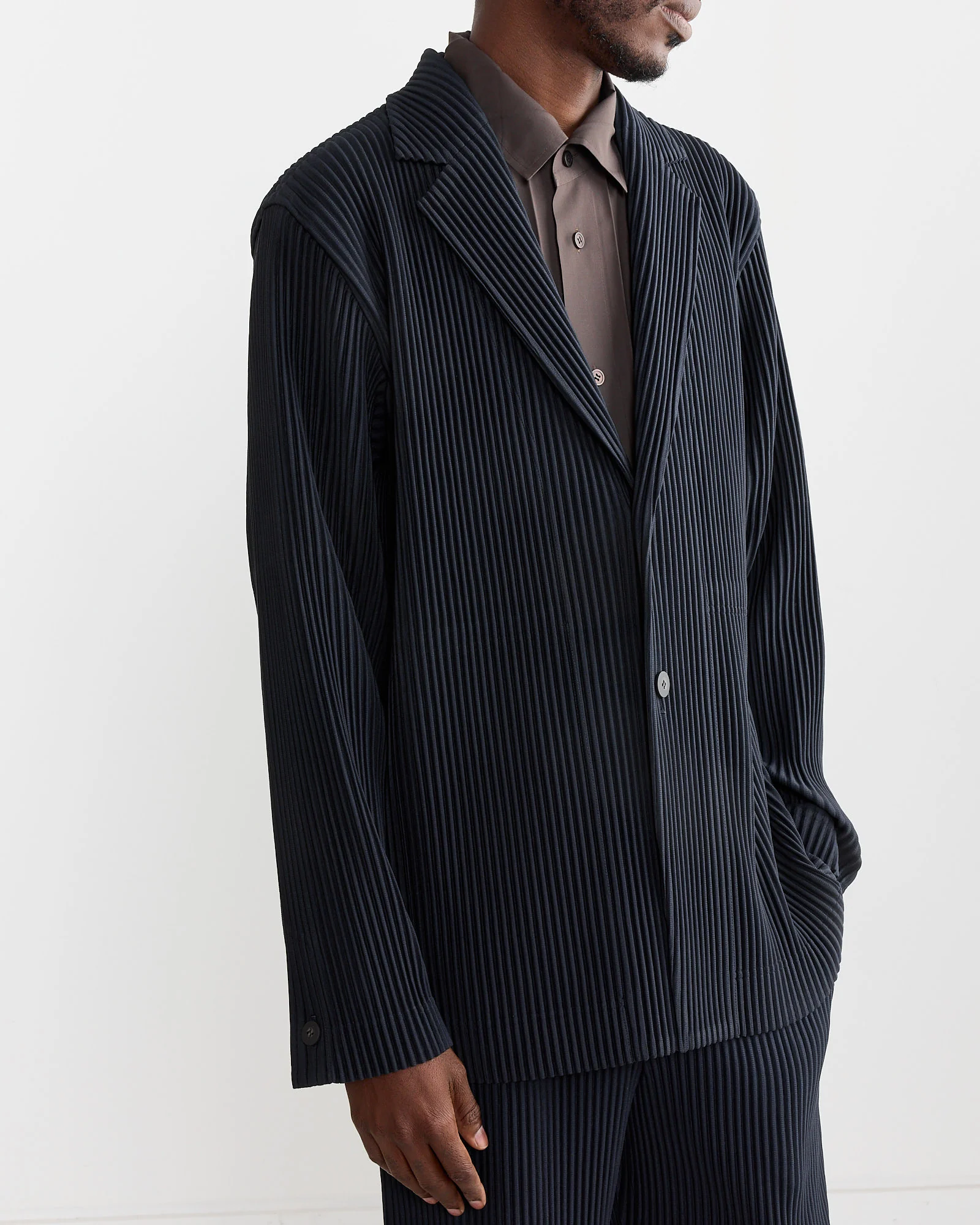 JD501 Basics Blazer in Navy - Image 3