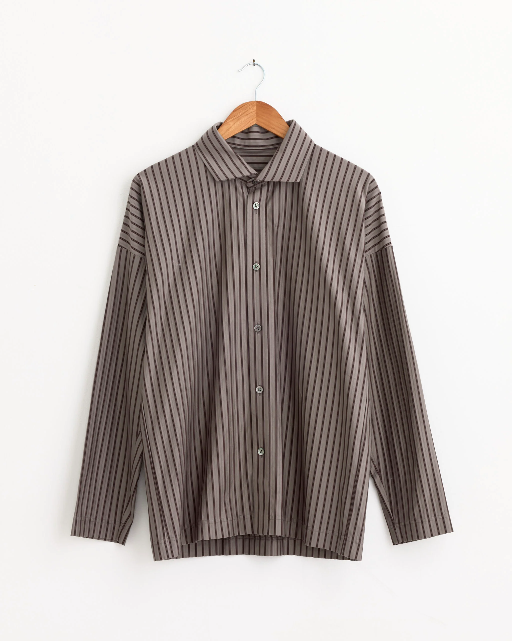 Stripe Jersey Shirt in Grey