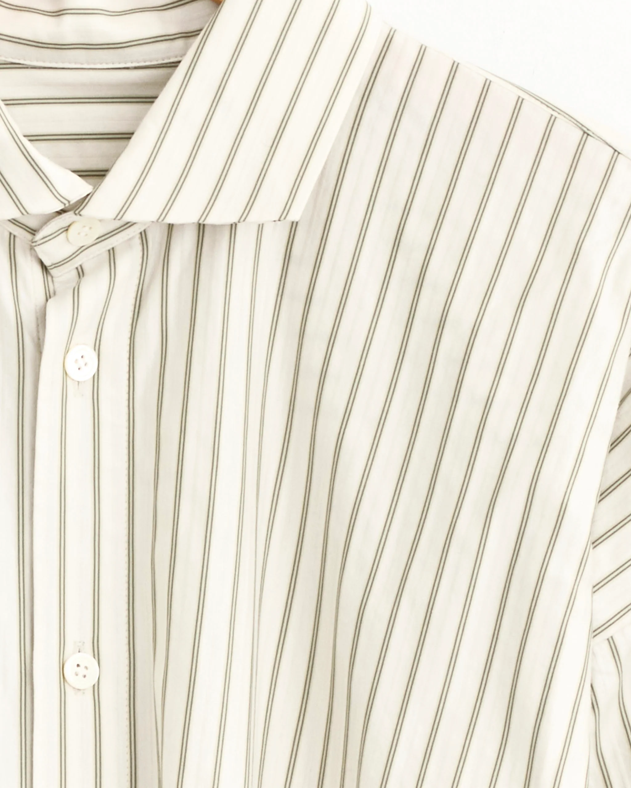 Stripe Jersey Shirt in White - Image 2