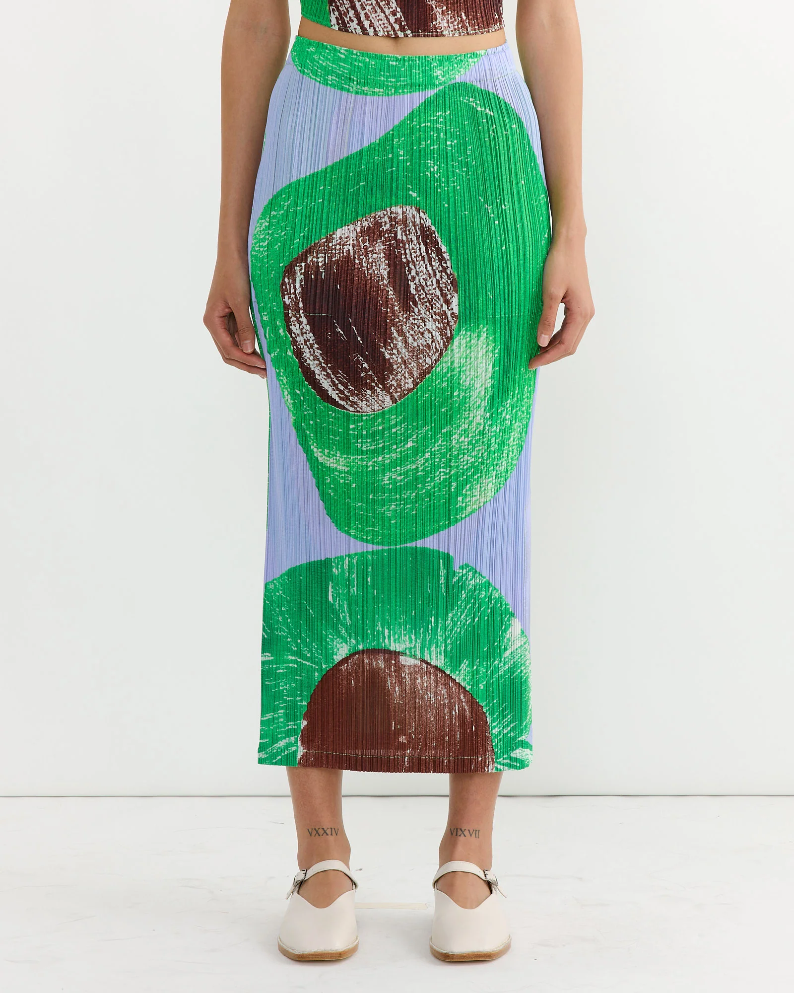 Backlight Skirt in Brown