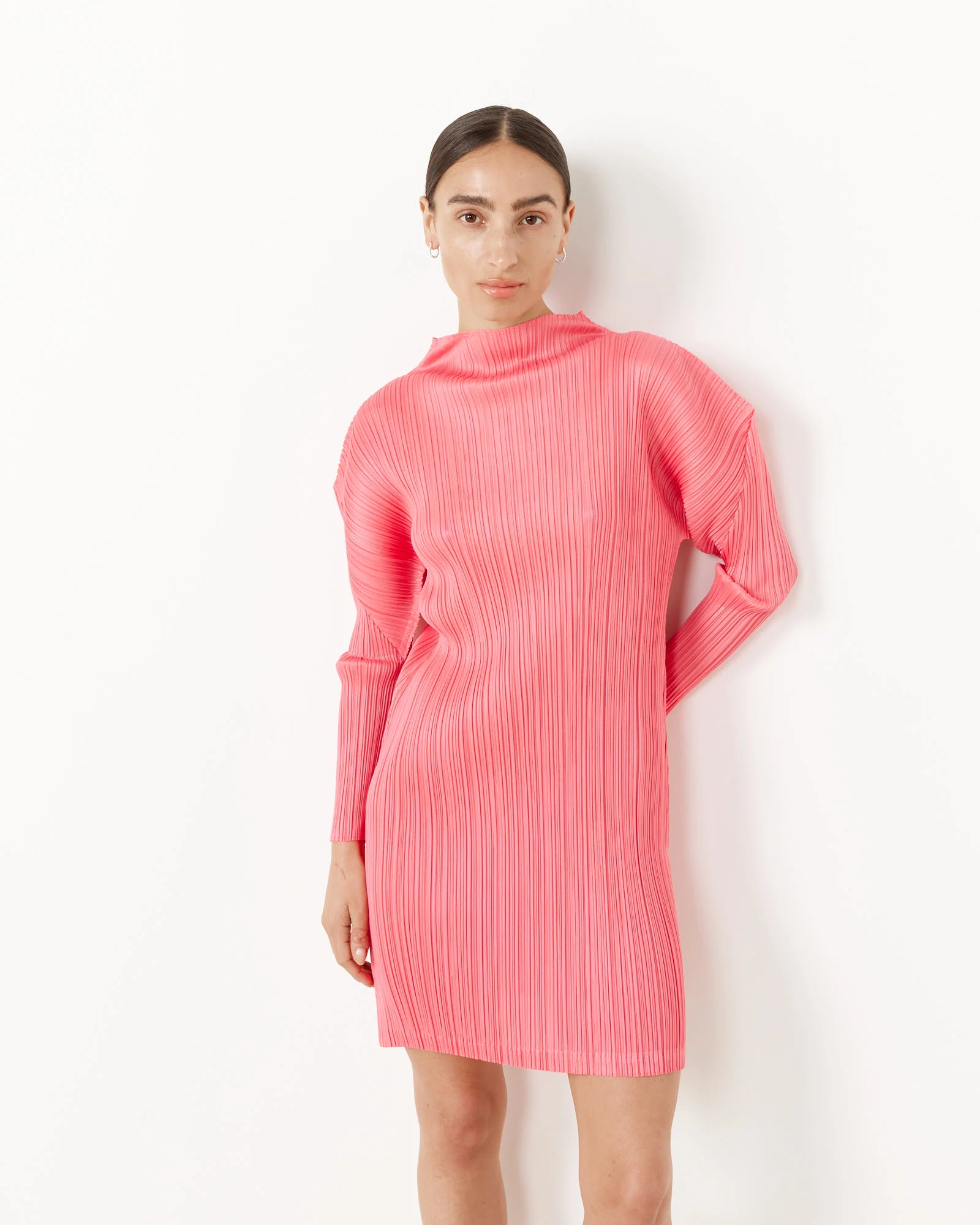 MC Feb Dress in Bright Pink - Image 2