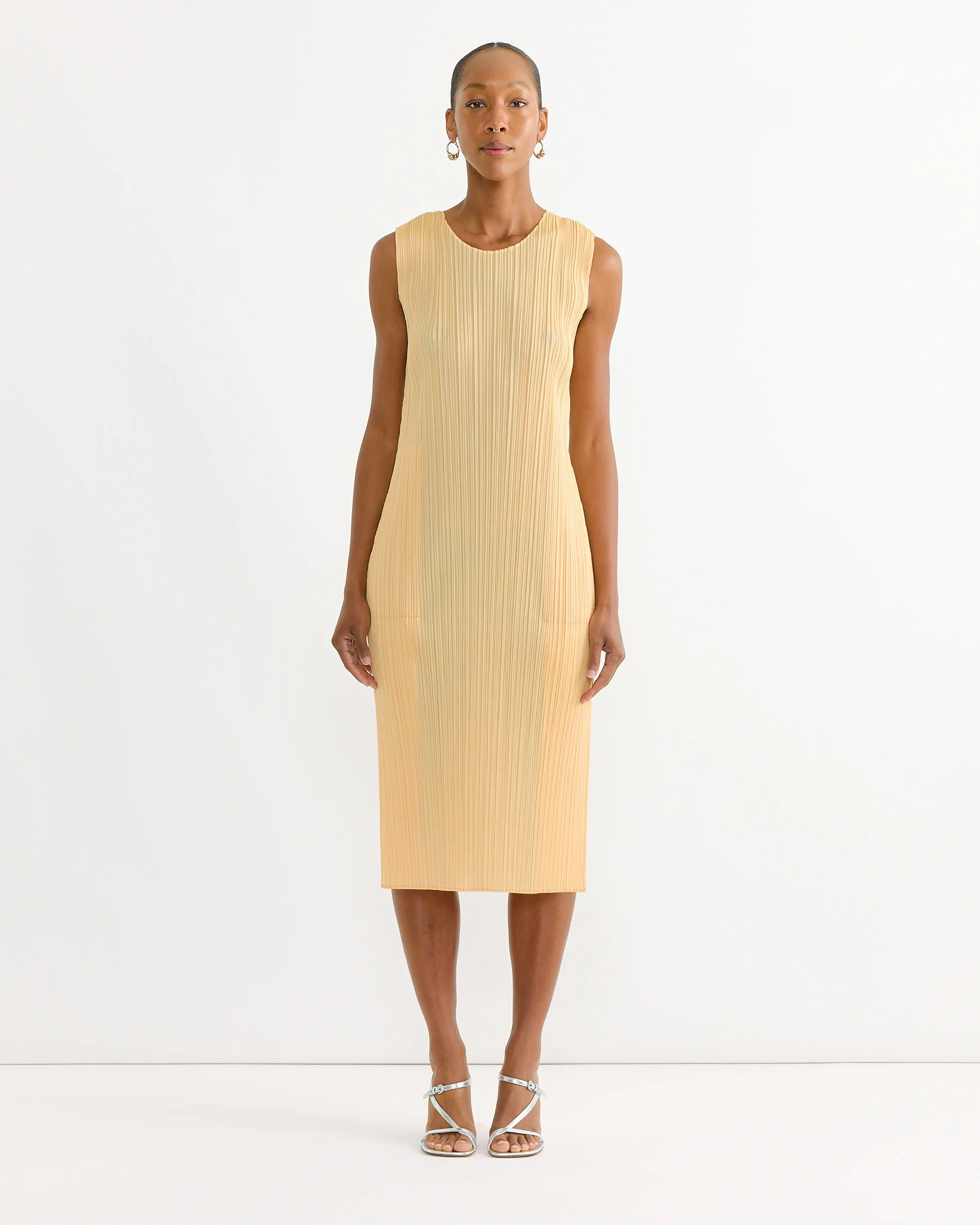 MC March Dress in Apricot Yellow