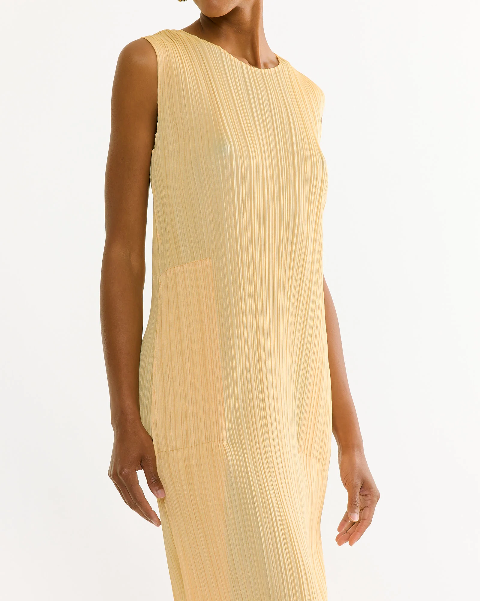 MC March Dress in Apricot Yellow - Image 2
