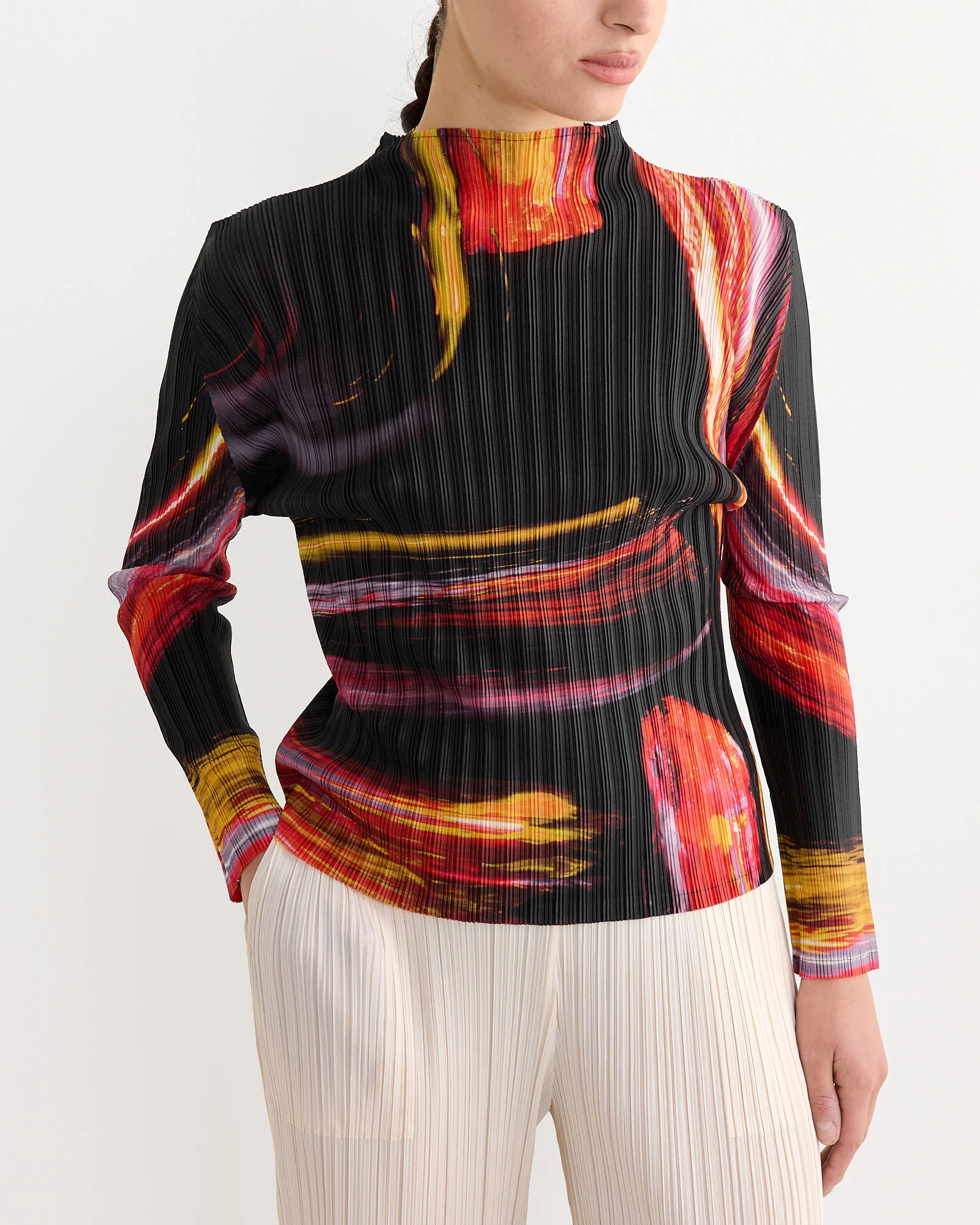 Spectrum Rib Top in Magenta - Image 4
