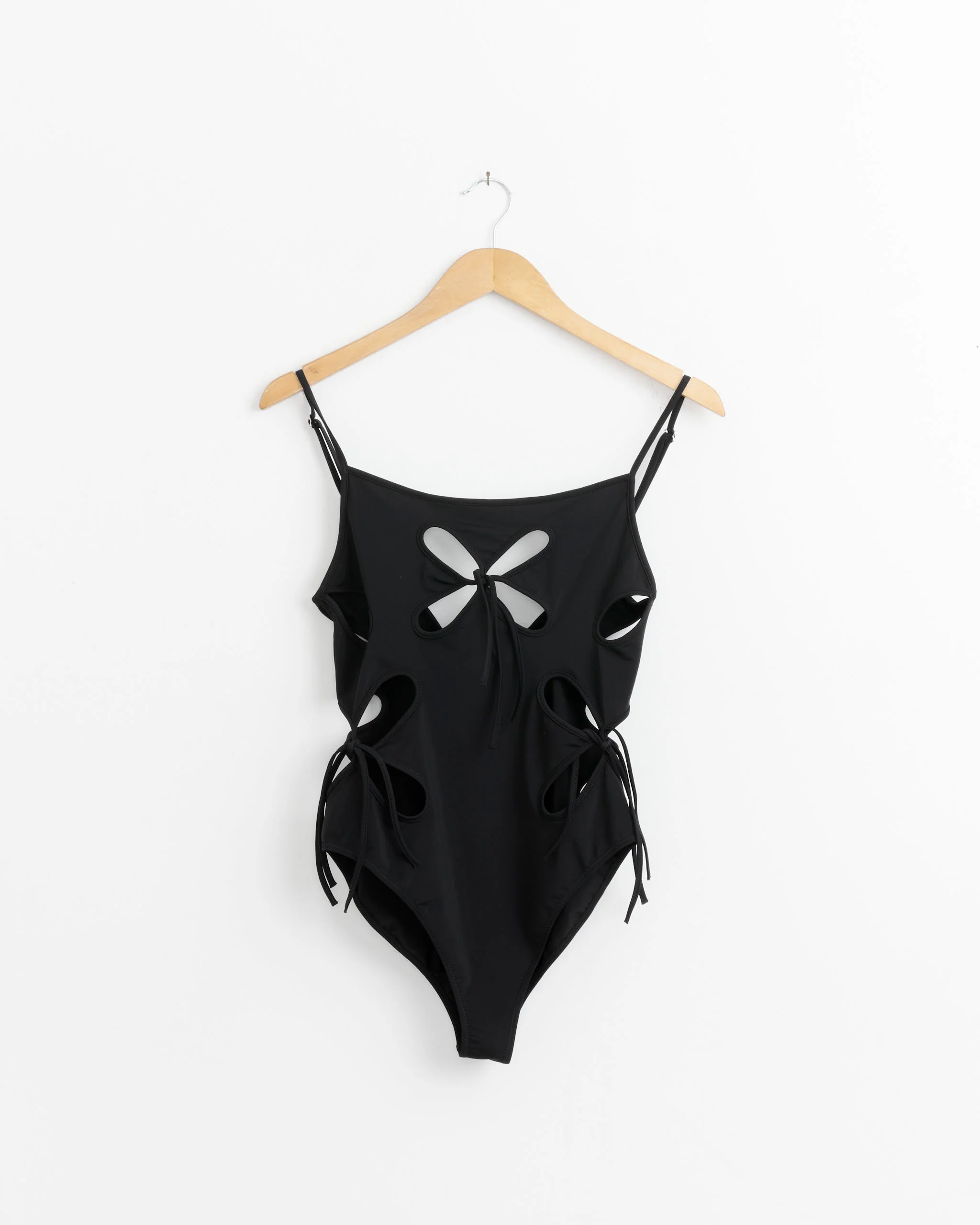 Chilla Elongated Petal One Piece in Black