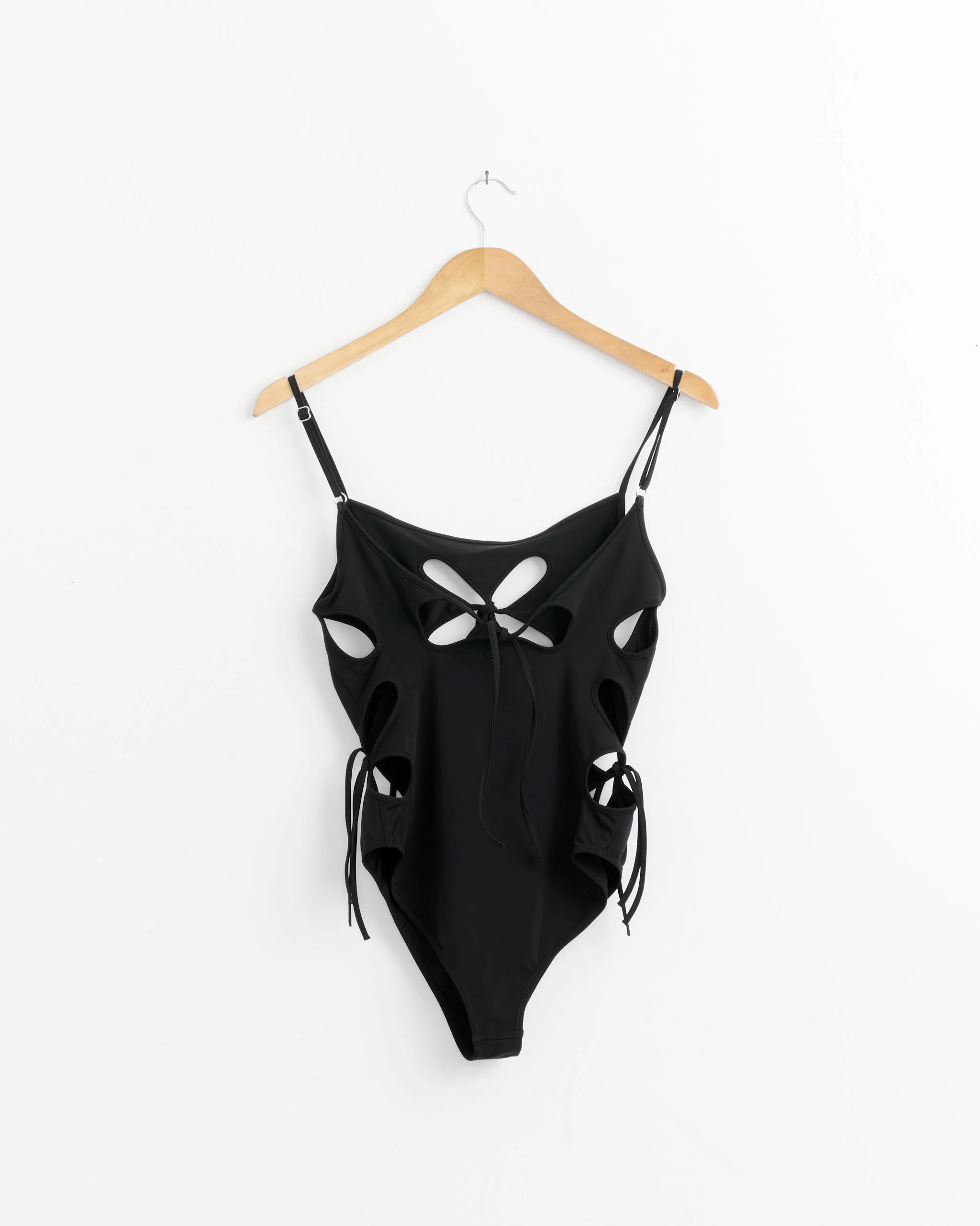 Chilla Elongated Petal One Piece in Black - Image 3