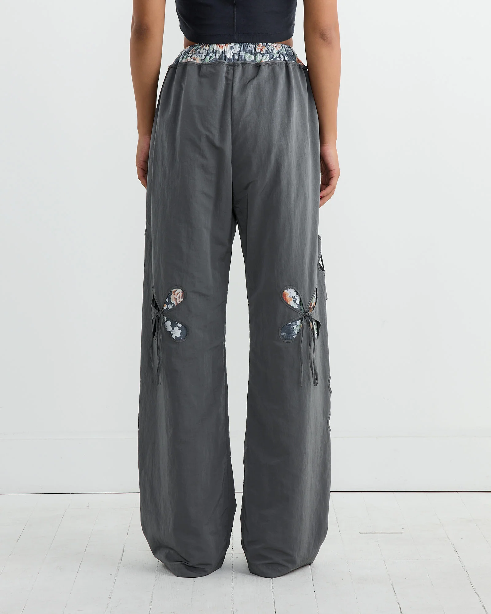 Petal Track Pant in Grey - Image 4