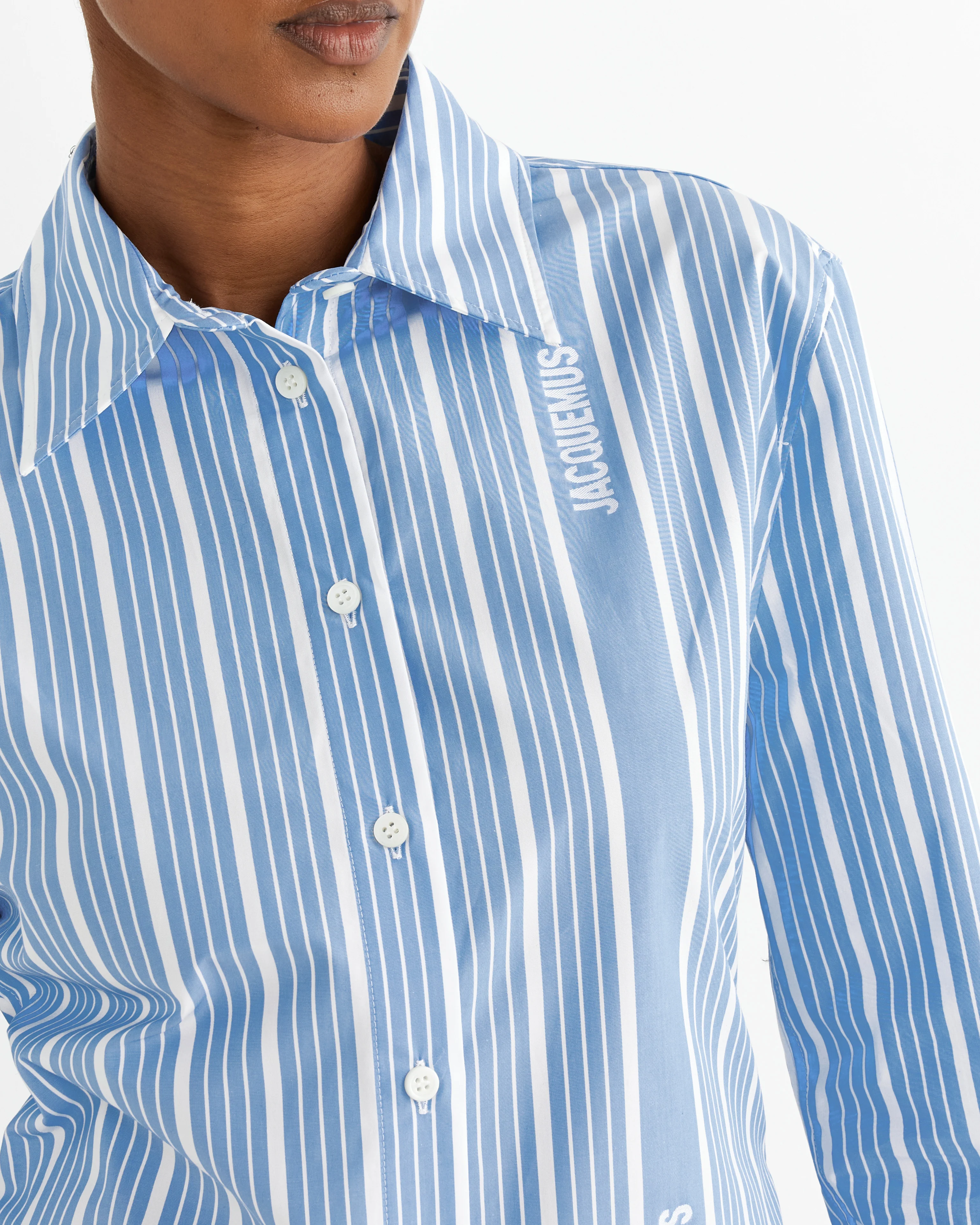 Chemise De Costume Shirt in Jacquard Business Big Log - Image 4