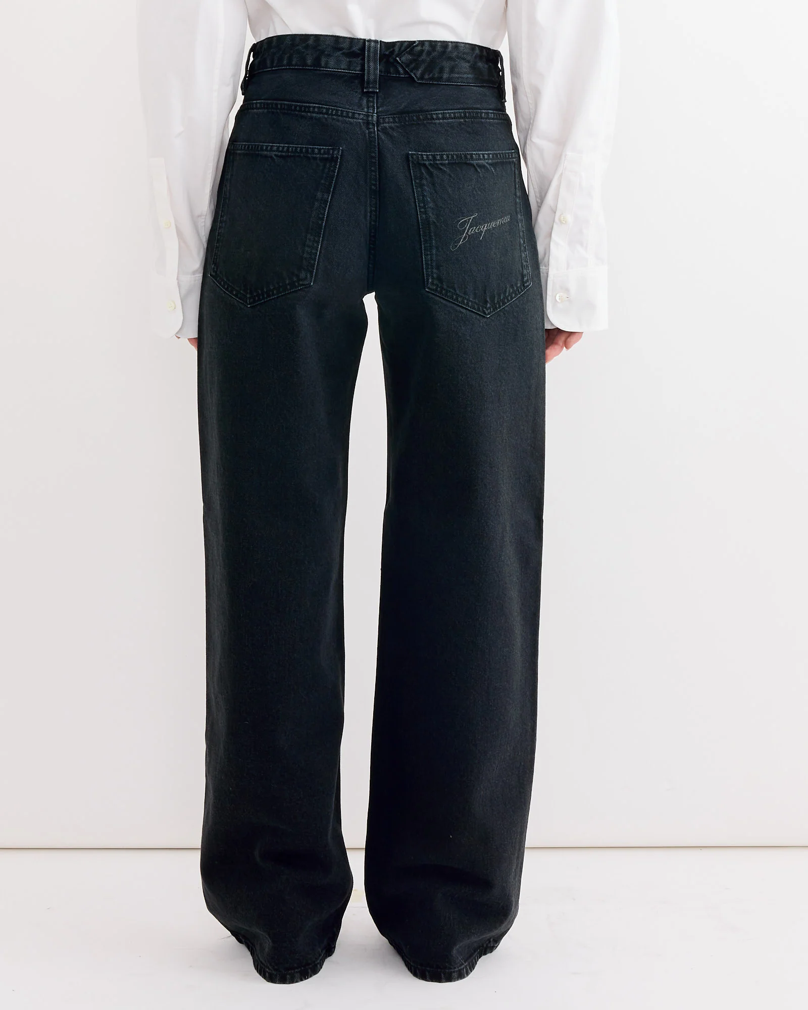 Le De-Nimes Large Pant in Black - Image 3