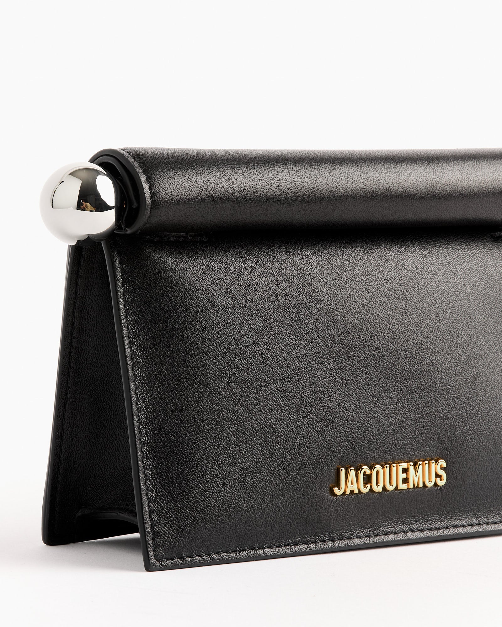 Le Petite Pochette Round C Bag in Black - Image 6