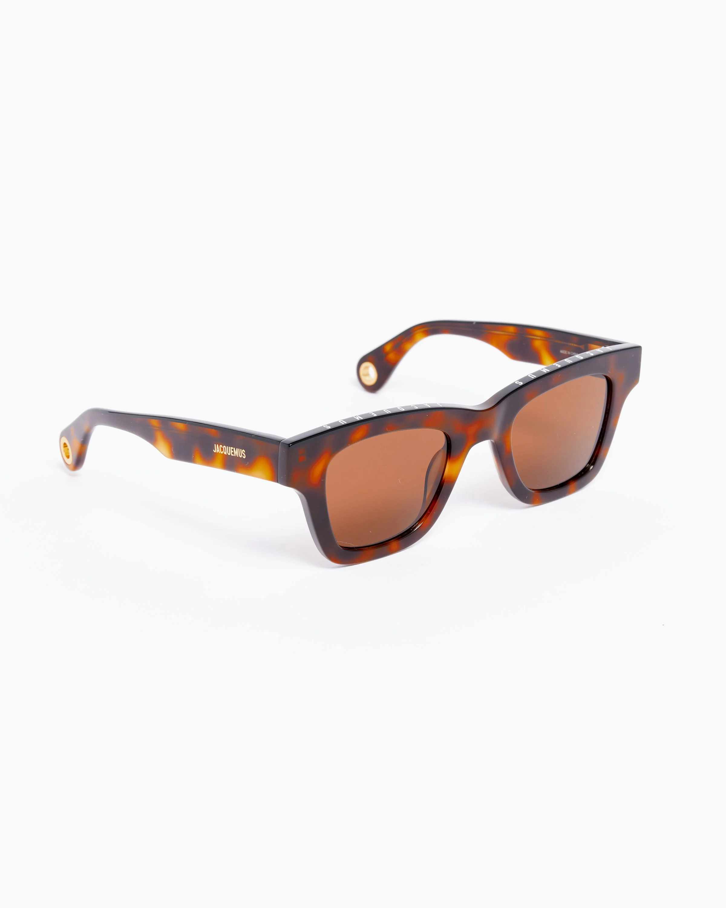 Les Lunettes Nocio Sunglasses in Multi Brown - Image 3