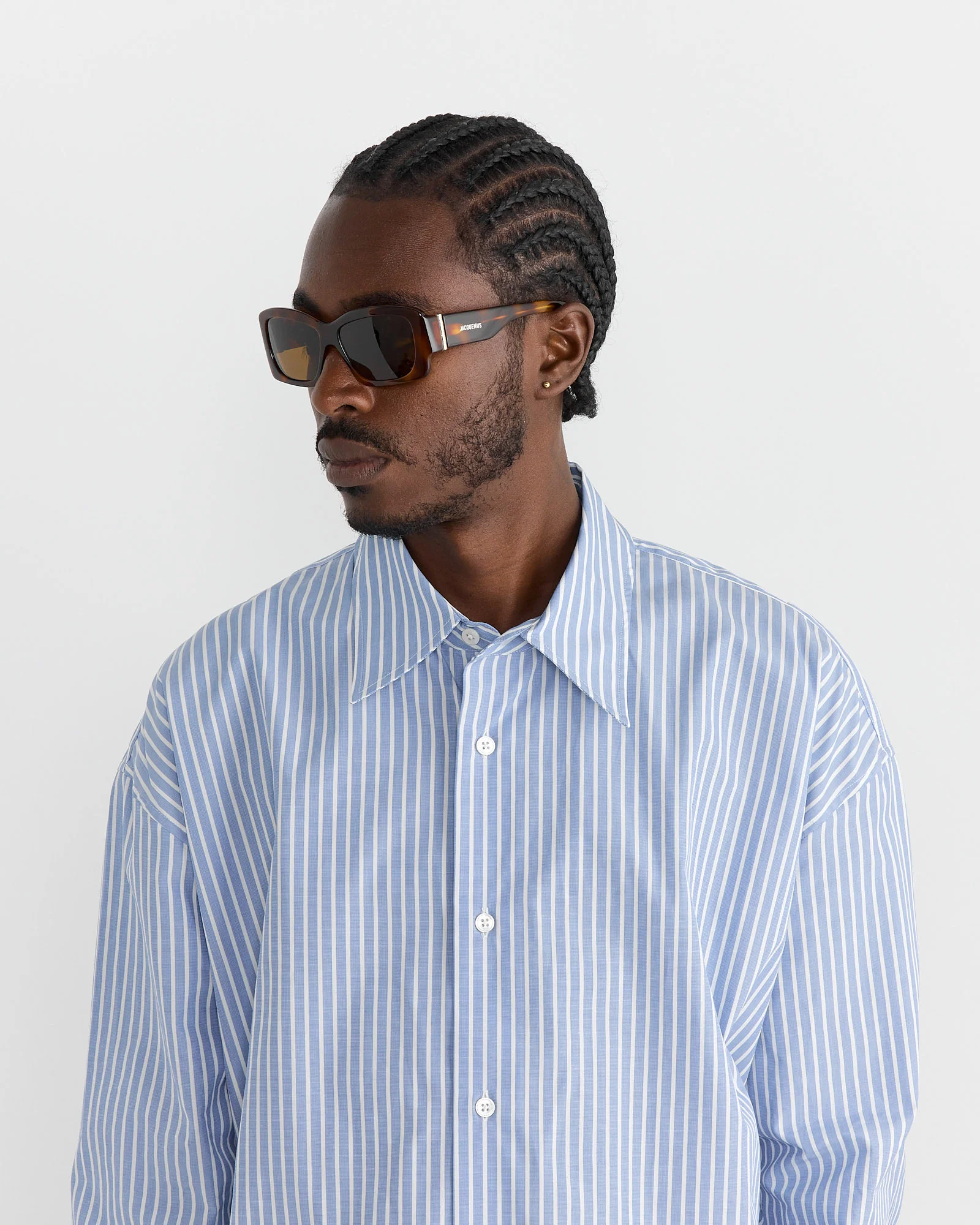 Croisiere Sunglasses in T-Shell/Silver/Brown - Image 4