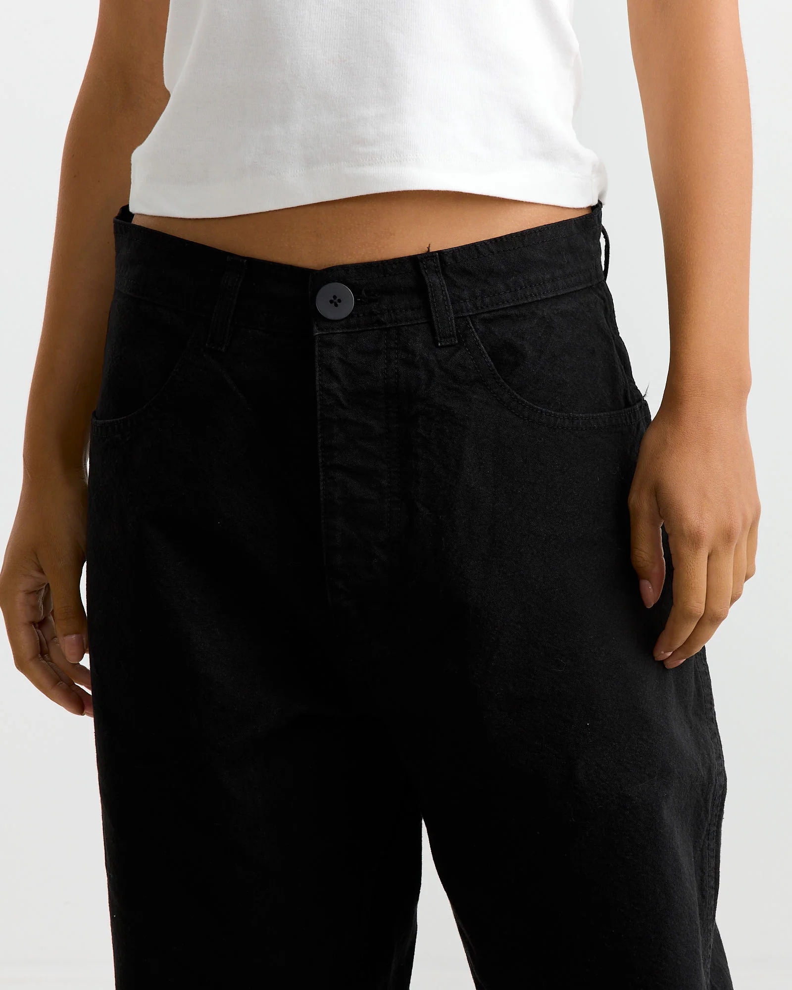 California Wide Pant in Black - Image 3