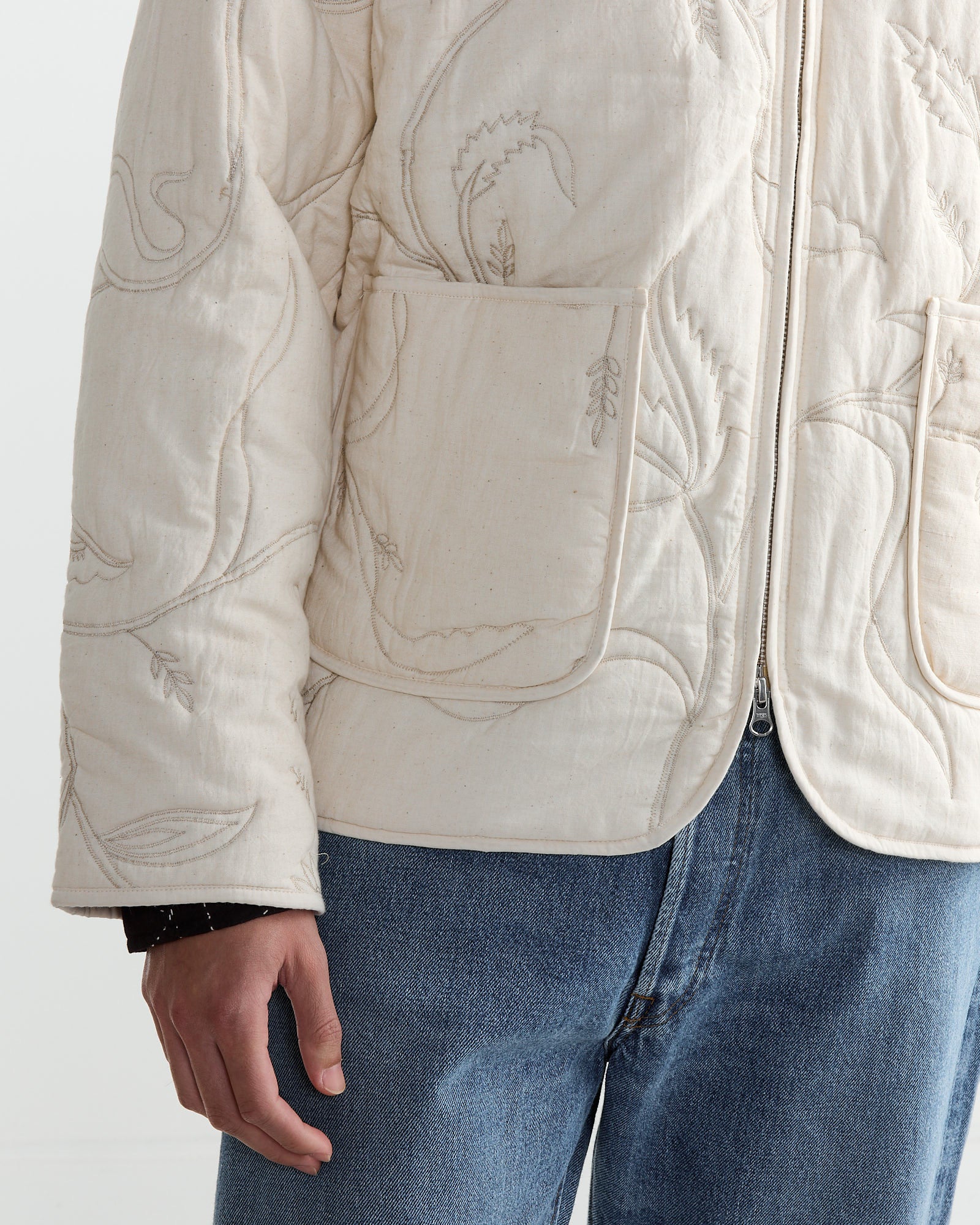 Amardeep Jacket in Natural - Image 3