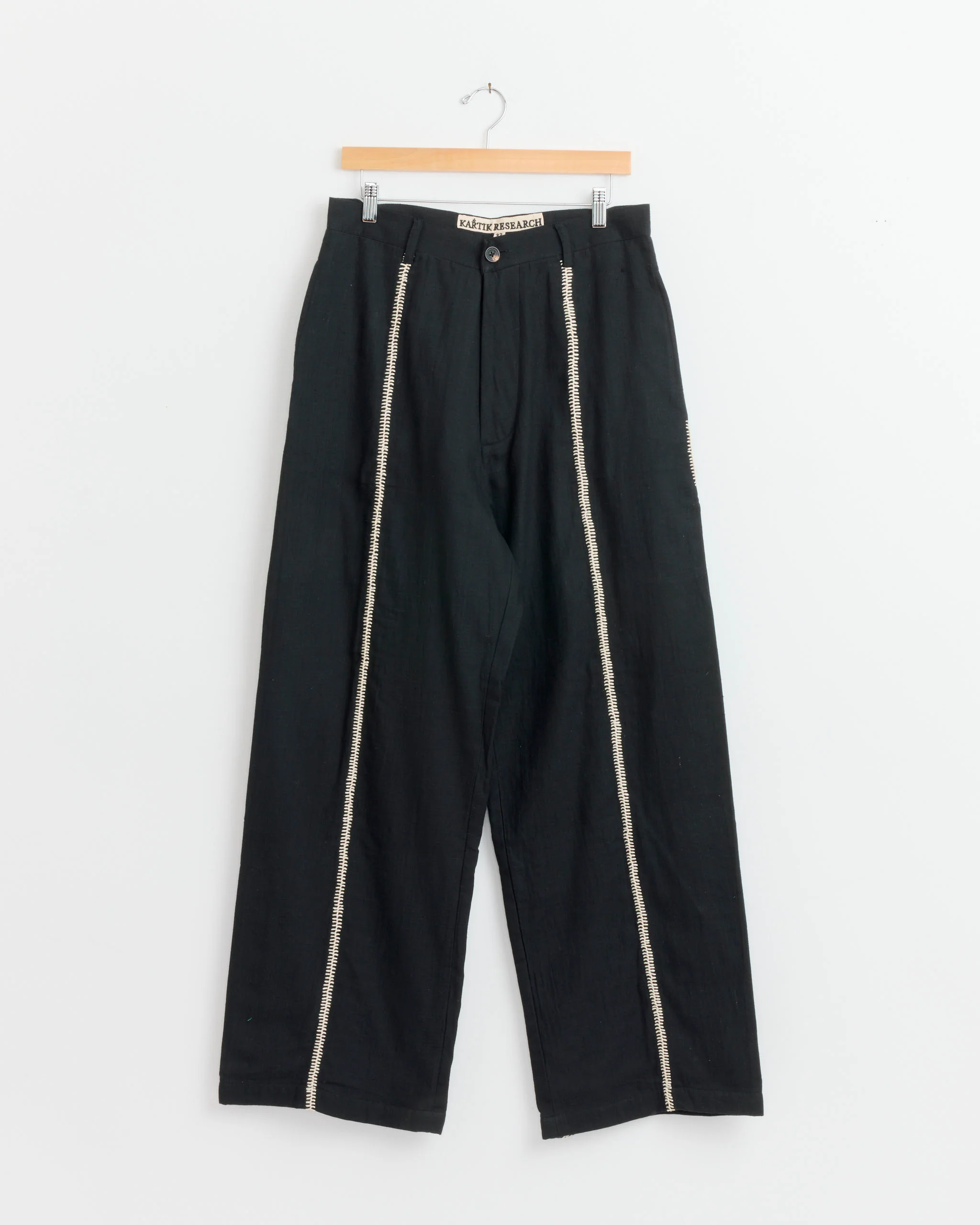 Rabari Sultan Pant in Black/Ecru