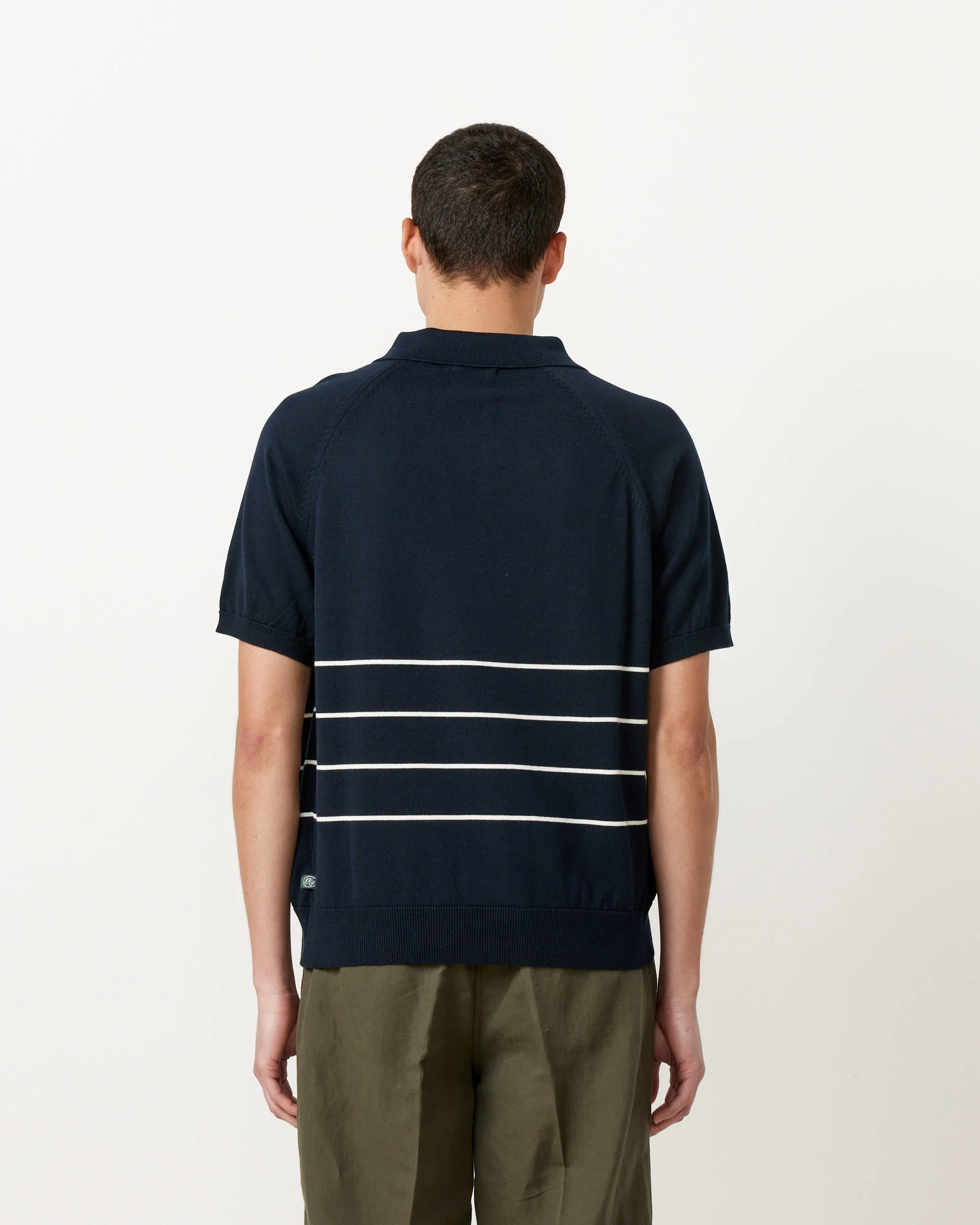 Link Polo in Navy - Image 4