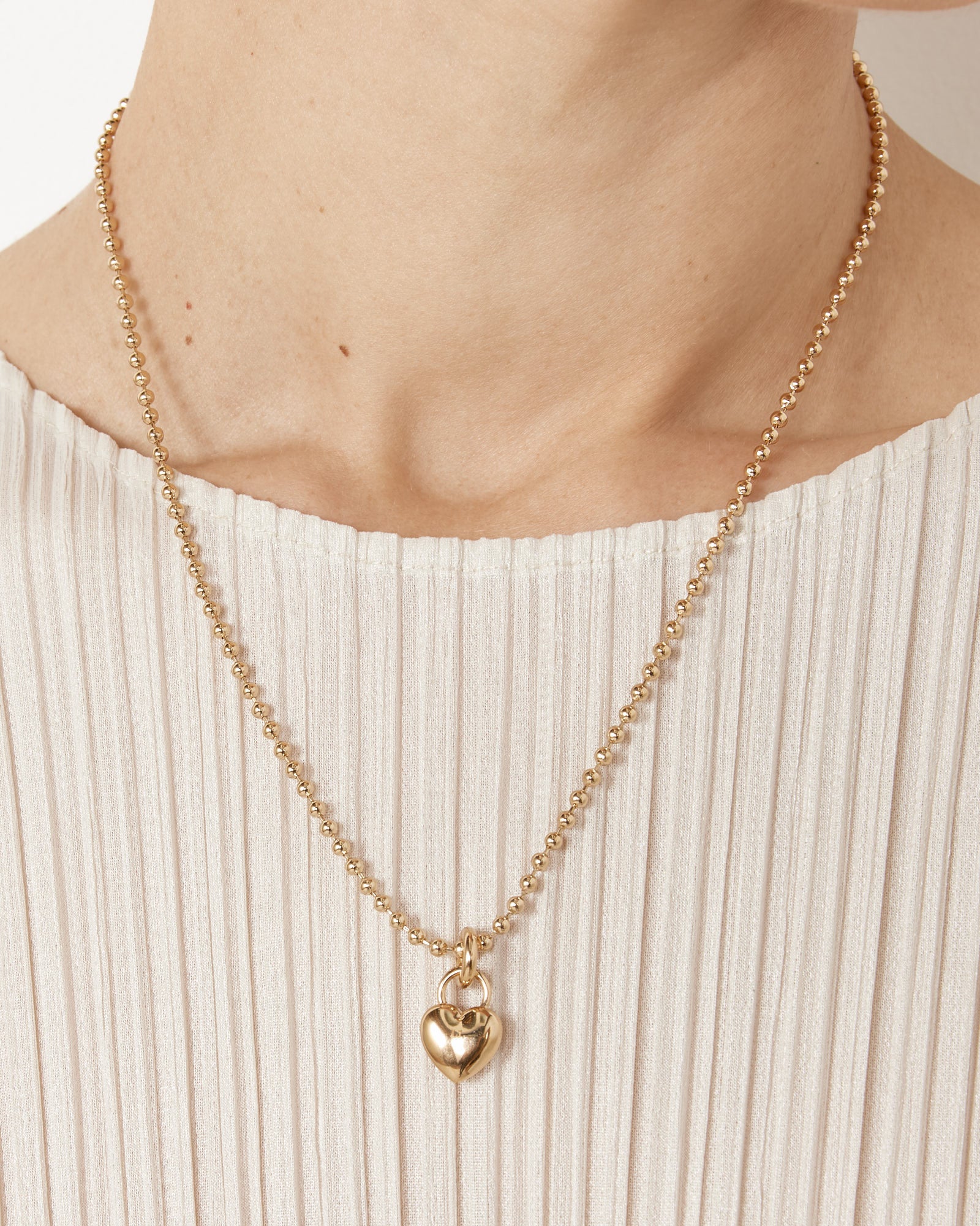 Mini Amorina Pendant in 14K Plated Brass - Image 4