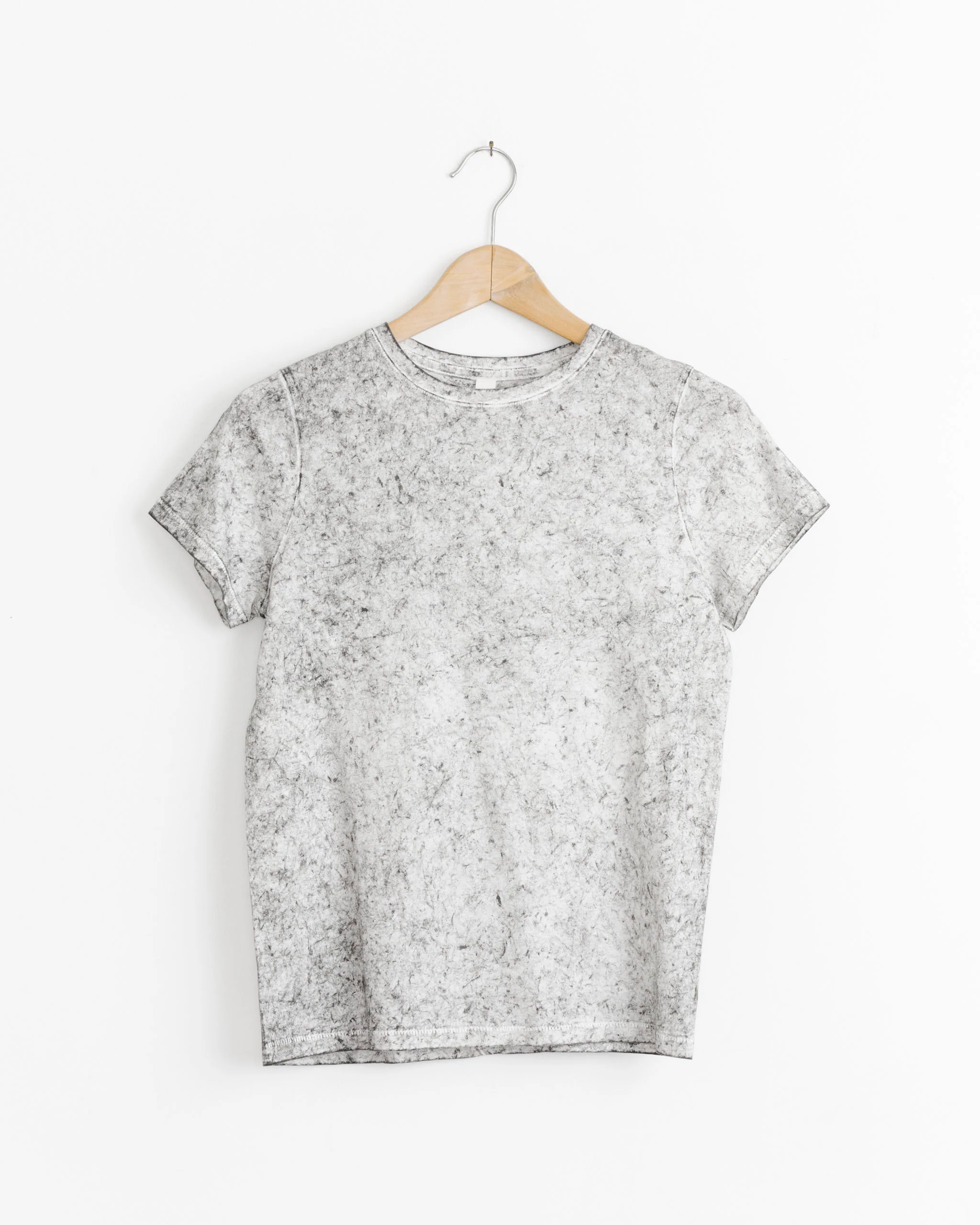 Bias Baby Tee in Rock Crackle