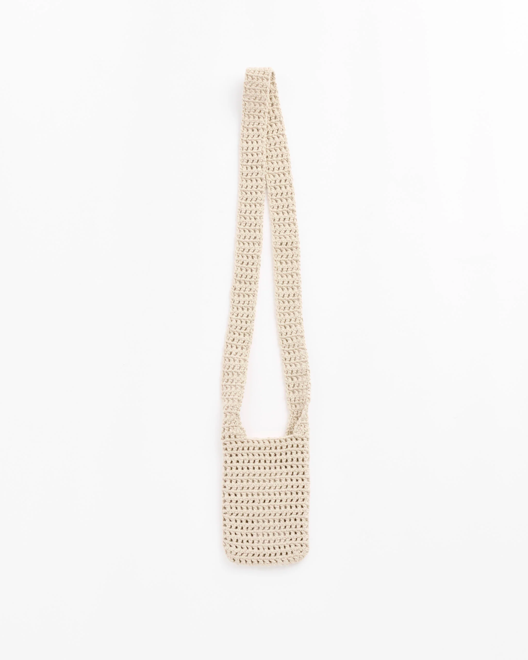 Crochet Net Pouch in Flax