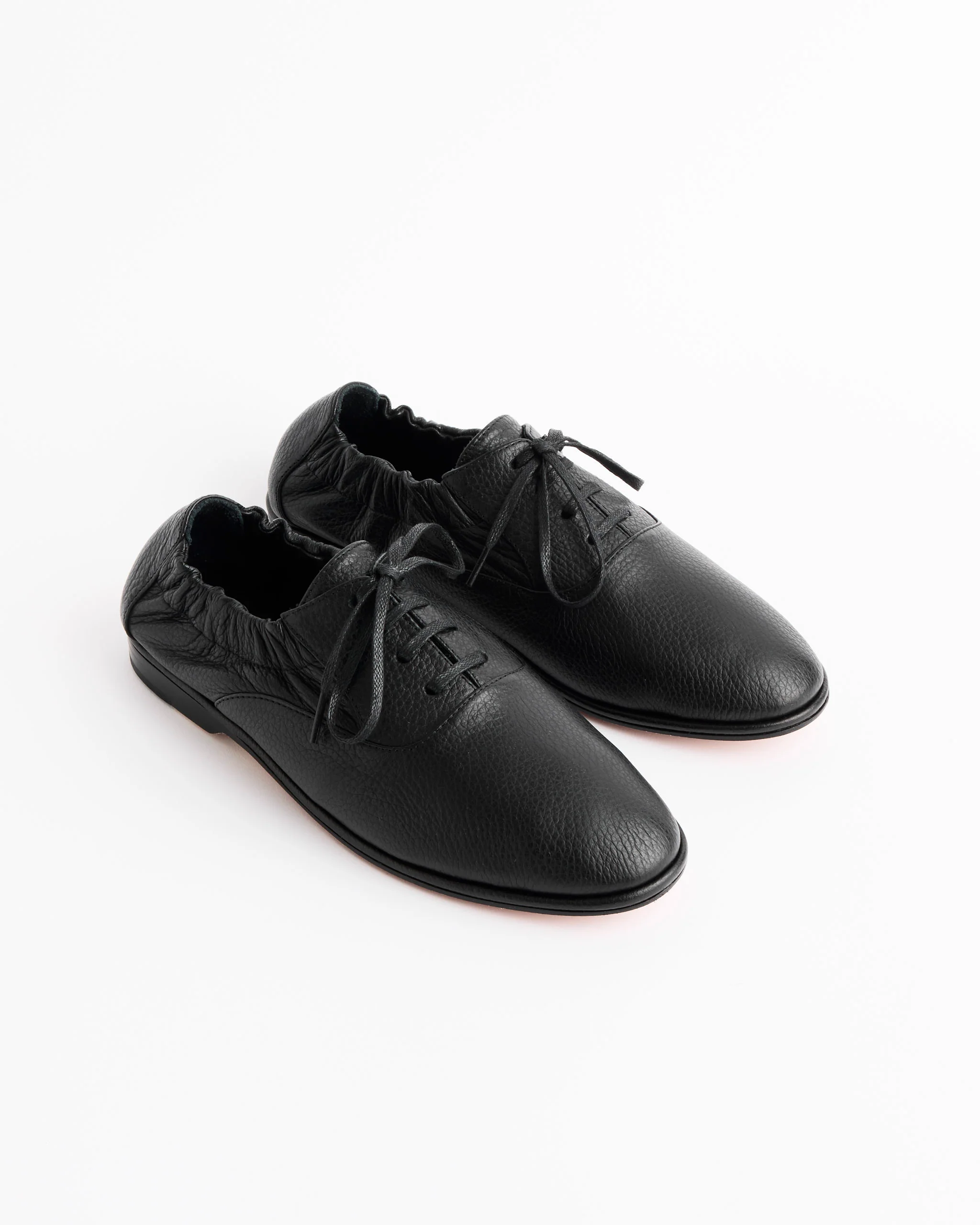Soft Banded Oxford Shoes in Black - Image 2