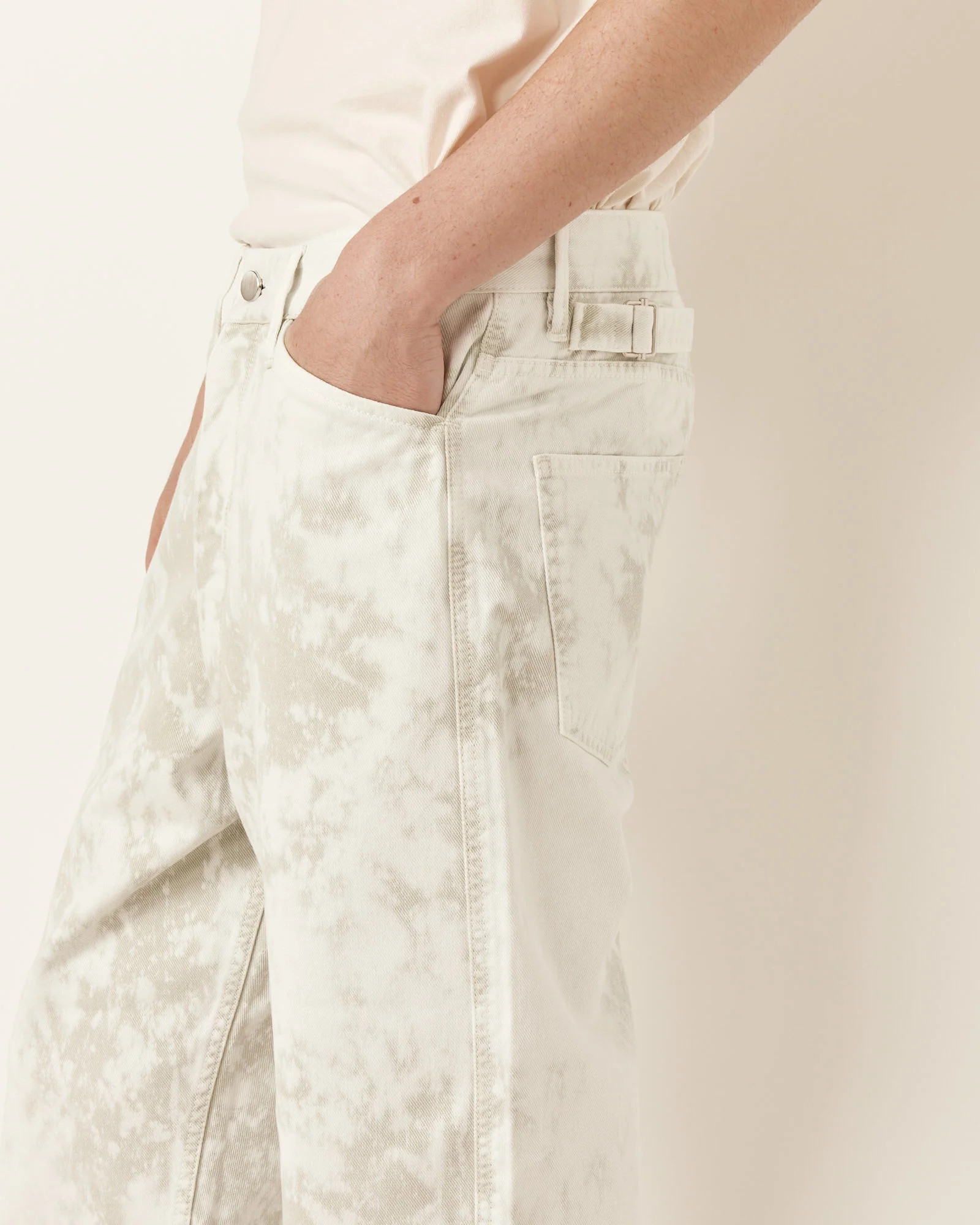 5 Pocket Pant in Acid Snow Pelican - Image 3