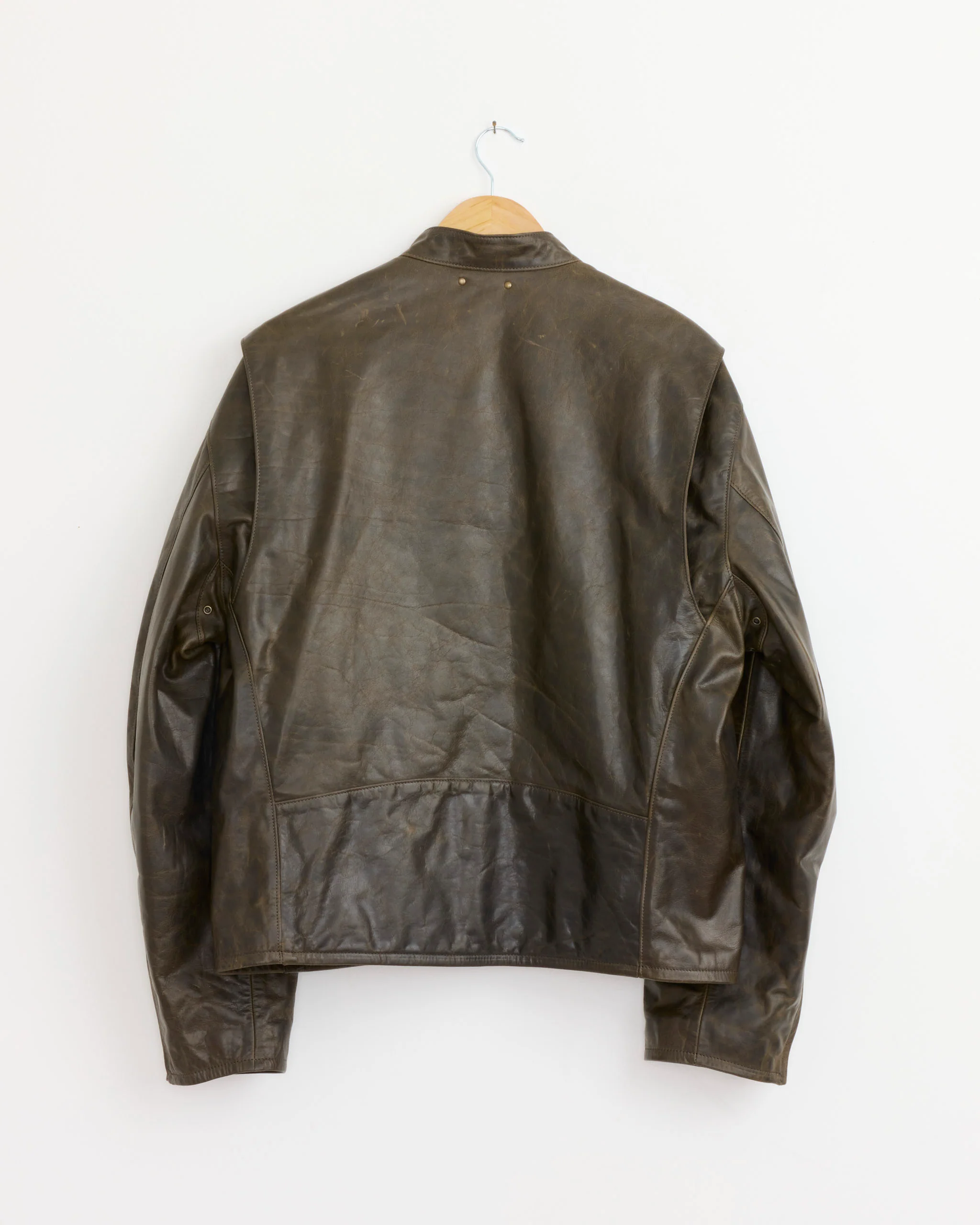 Boxy Biker Jacket in Bronze - Image 3