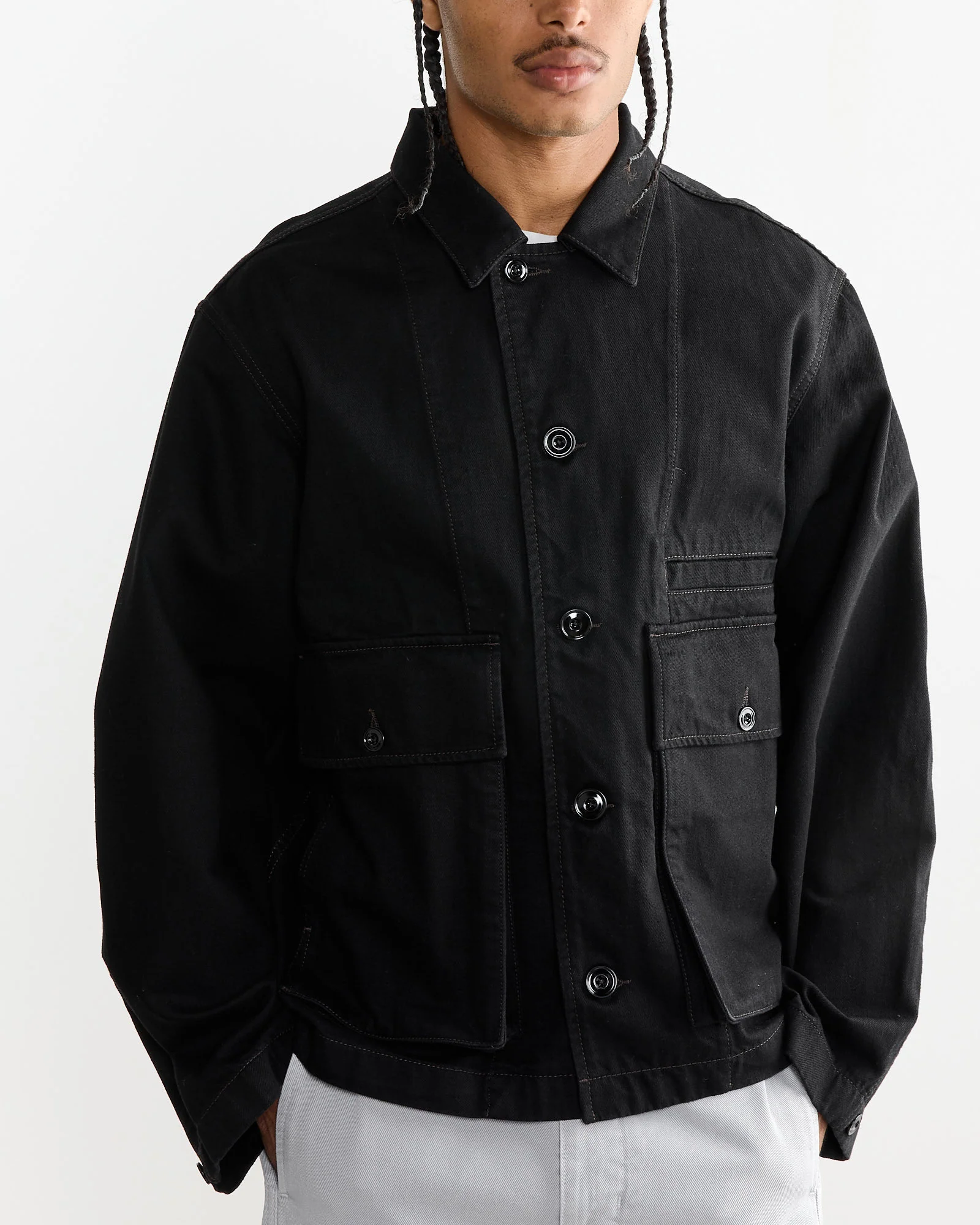 Boxy Jacket in Black - Image 3