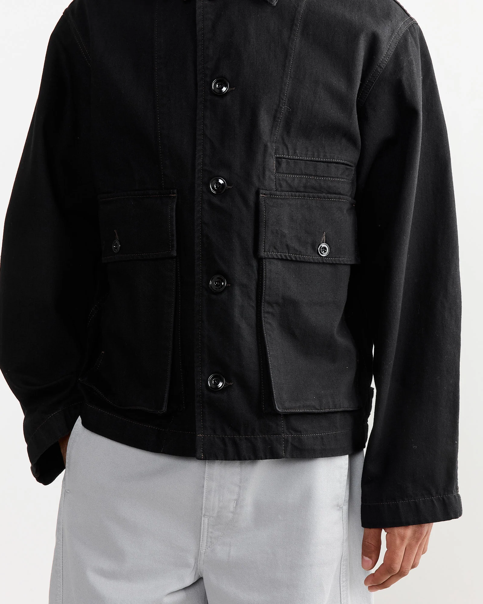 Boxy Jacket in Black - Image 4