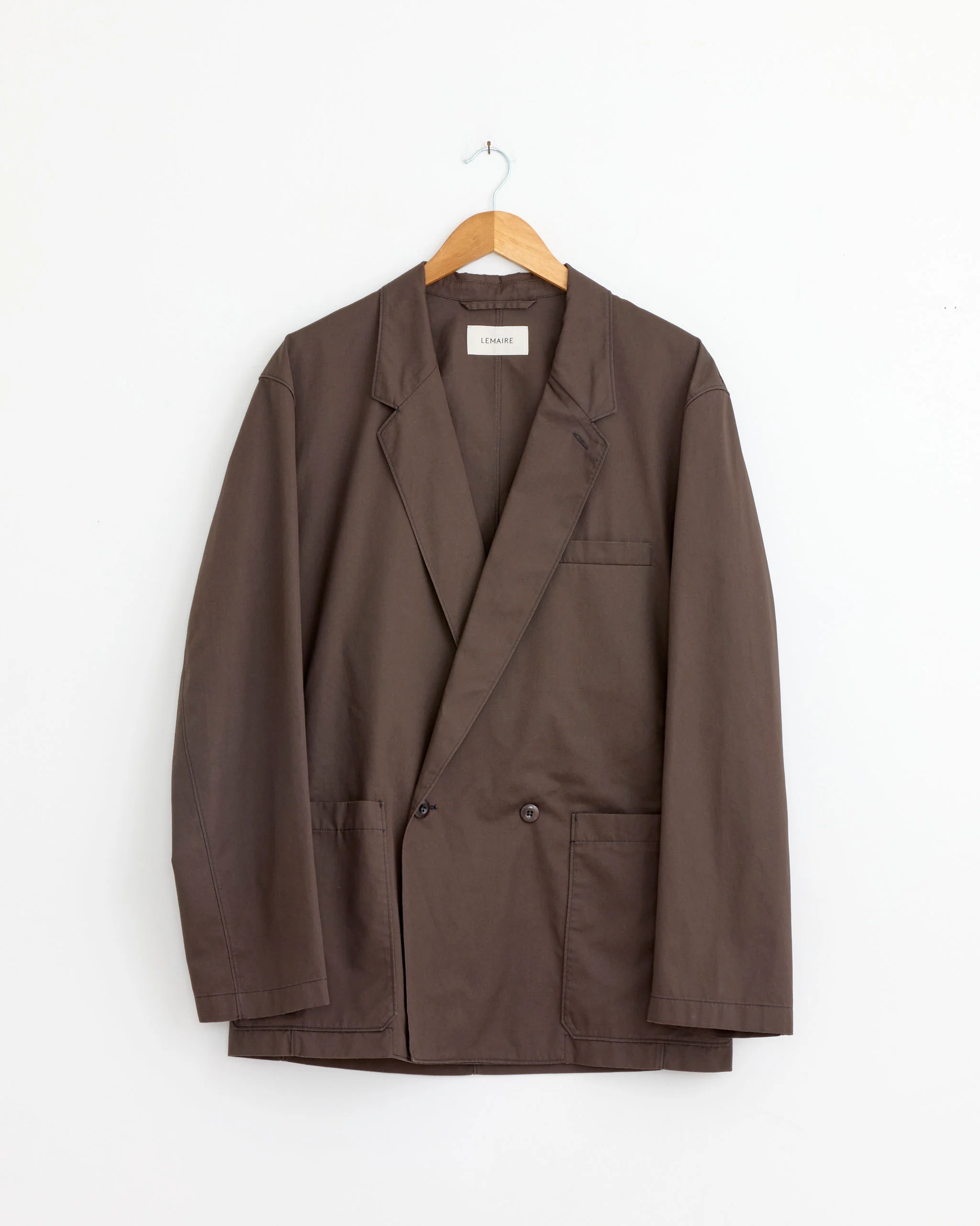 Double-Breasted Workwear Jacket in Ristretto